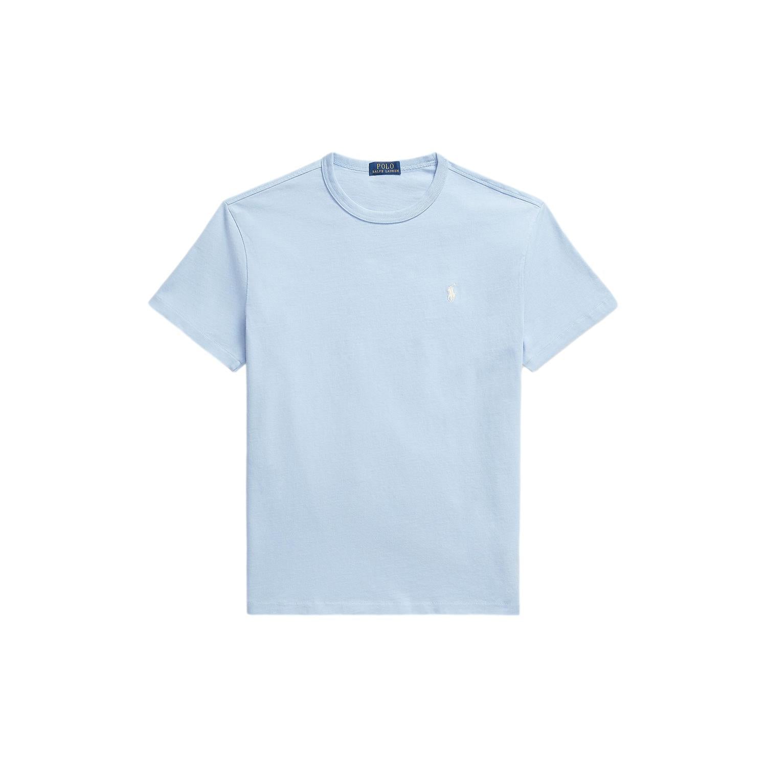 Polo Ralph Lauren CLASSIC FIT JERSEY CREWNECK T-SHIRT T-Shirt Lyseblå - chrismoa.no