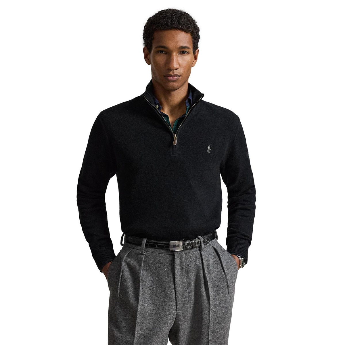 Polo Ralph Lauren LS HZ PP-long sleeve pullover Genser Sort