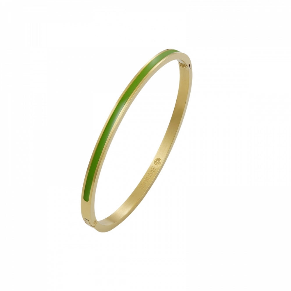 Bud to Rose Minnie 4mm Bracelet Green/Gold Armbånd Grønn - chrismoa.no
