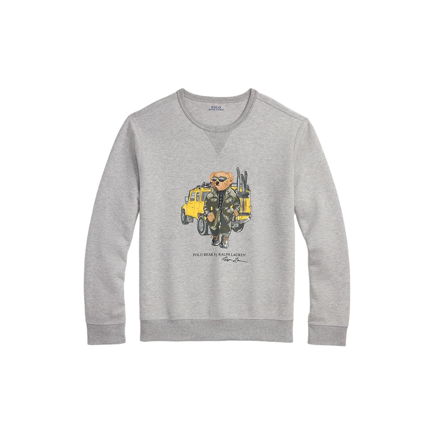 Polo Ralph Lauren POLO BEAR DOUBLE-KNIT SWEATSHIRT Genser Grå - chrismoa.no