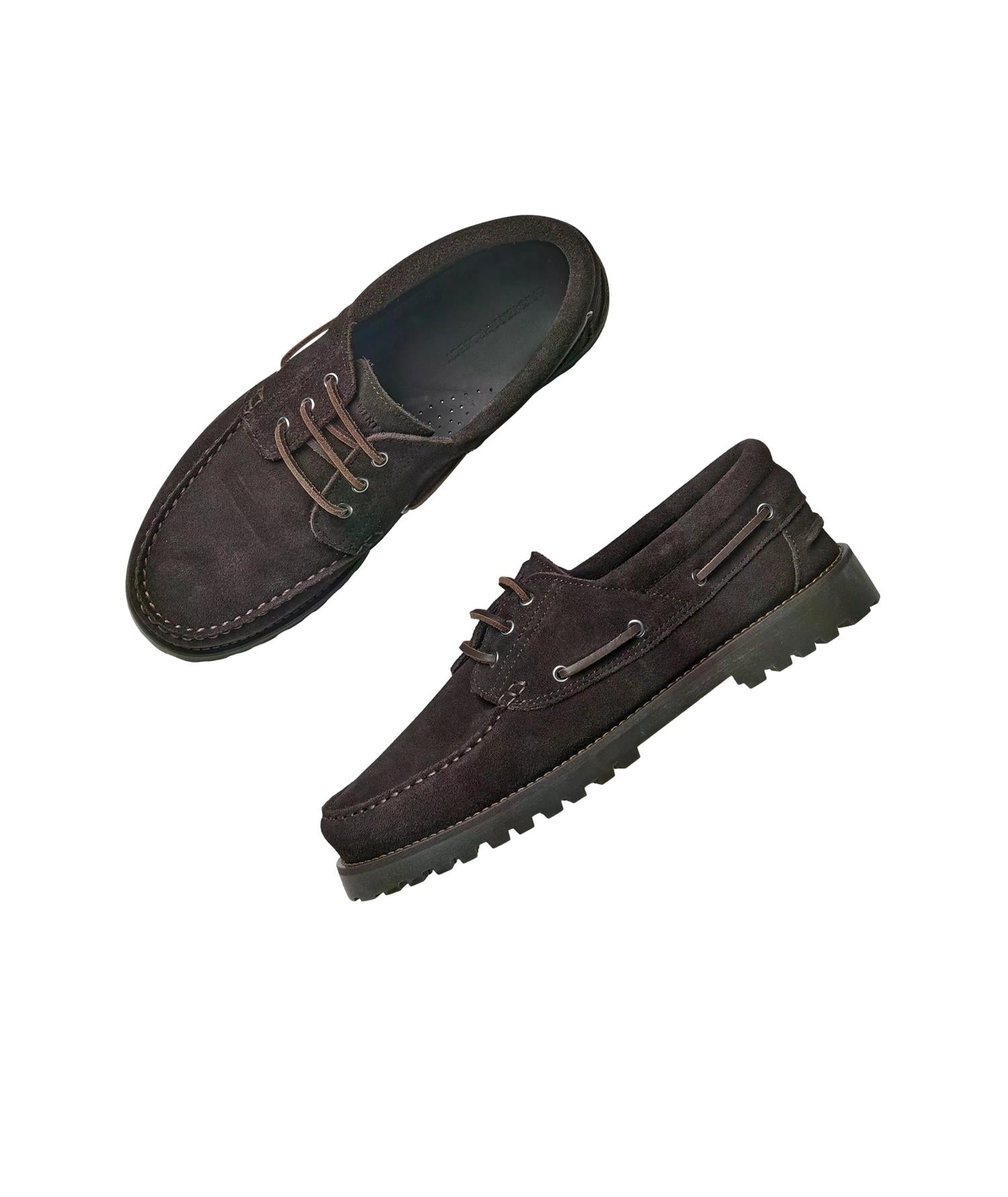 Garment Project Ollie Boat shoe - brown suede Sko Brun