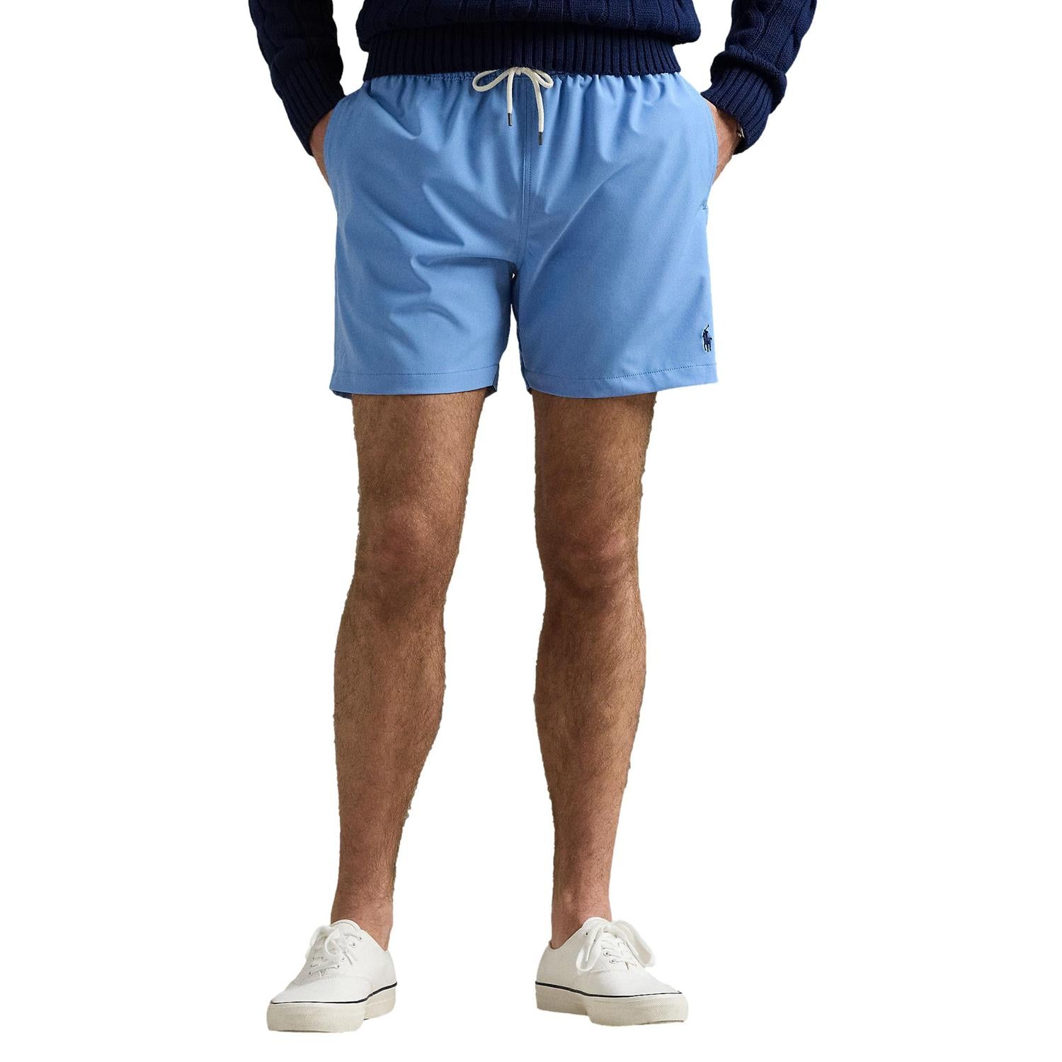 Polo Ralph Lauren 5.75-INCH TRAVELER CLASSIC SWIM TRUNK Badeshorts Lyseblå - chrismoa.no