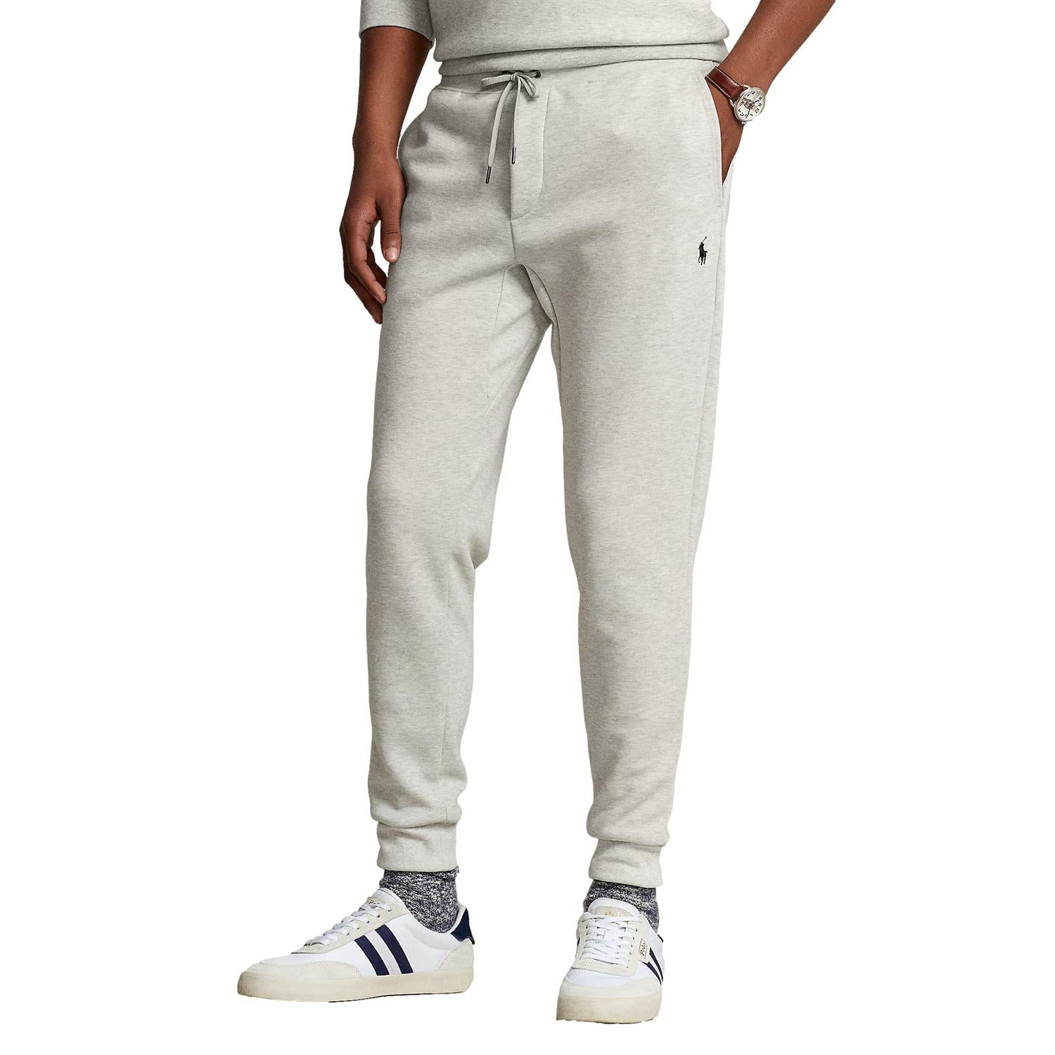 Polo Ralph Lauren Double Knit Joggerpant Joggebukse Lysegrå - chrismoa.no