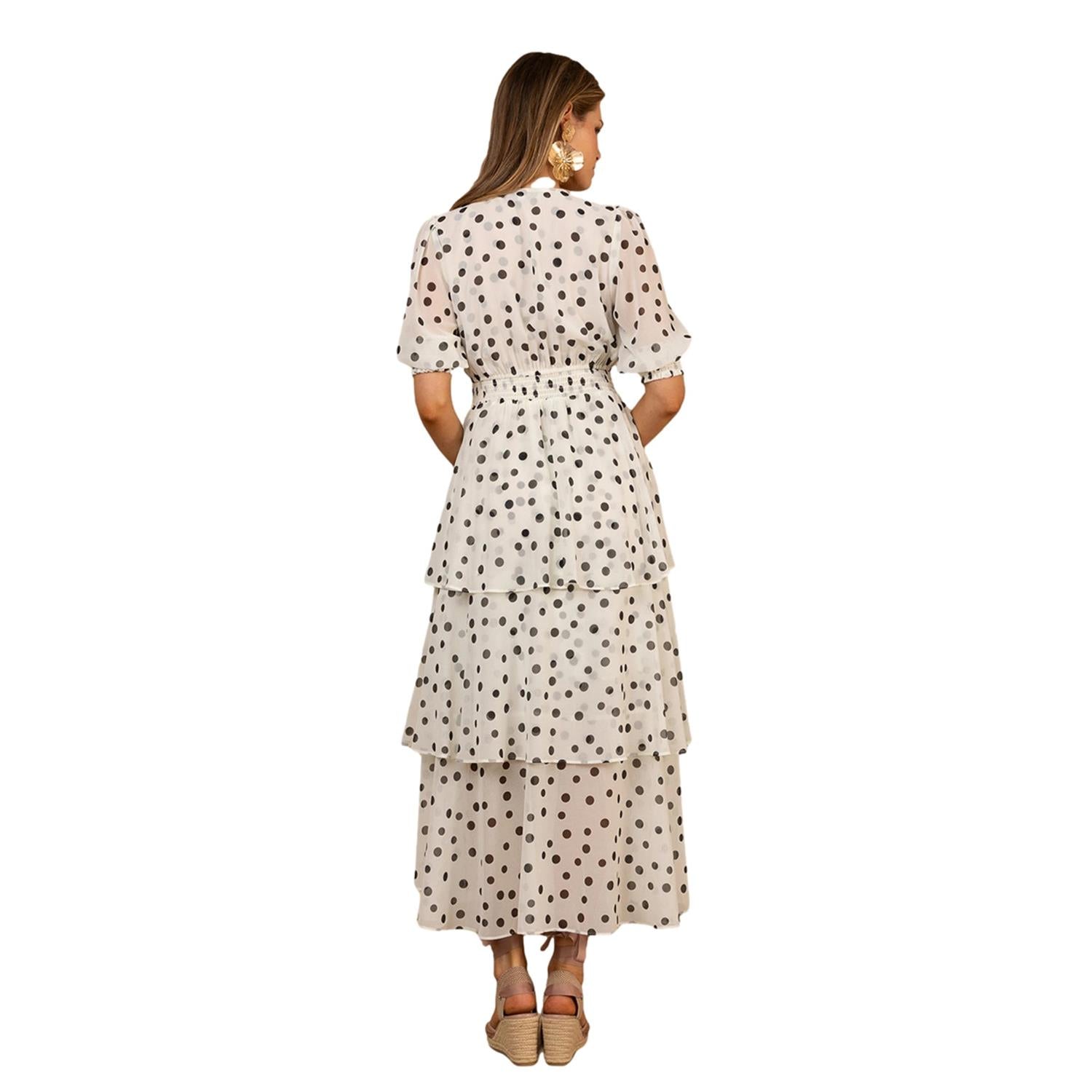 Hale Bob Kiera Dress Kjole Hvit - chrismoa.no