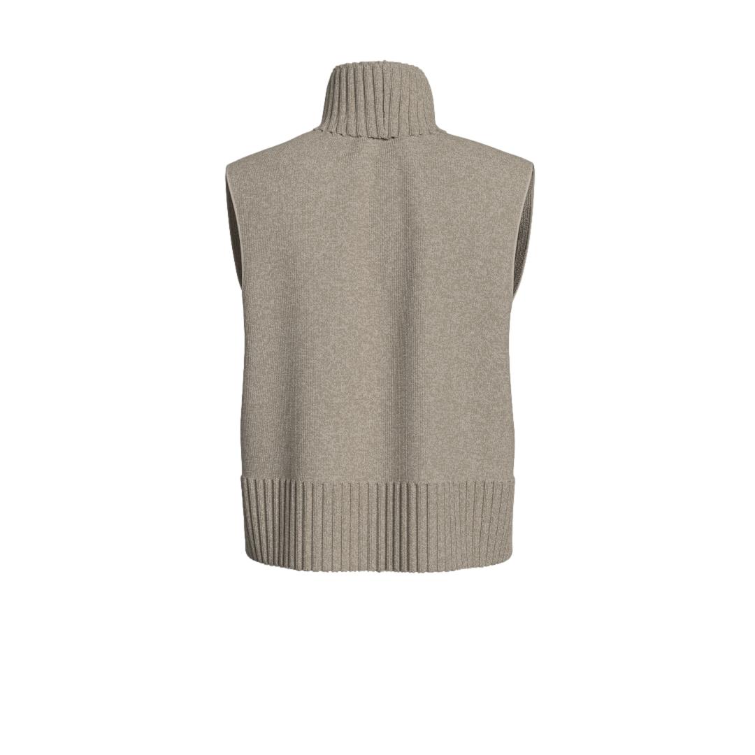 We Norwegians Geilo Vest Women Vest Beige - chrismoa.no