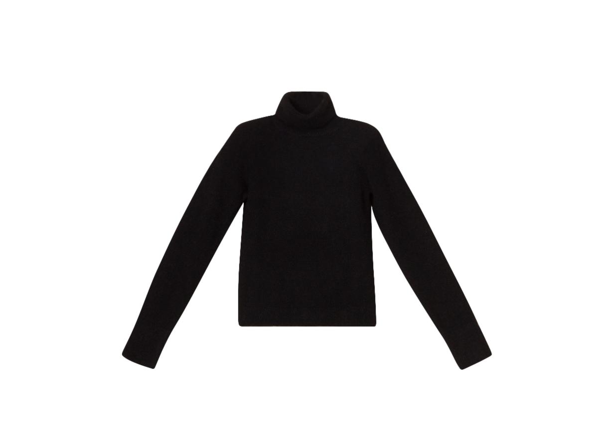 By TiMo Delicate knit turtleneck Genser Sort