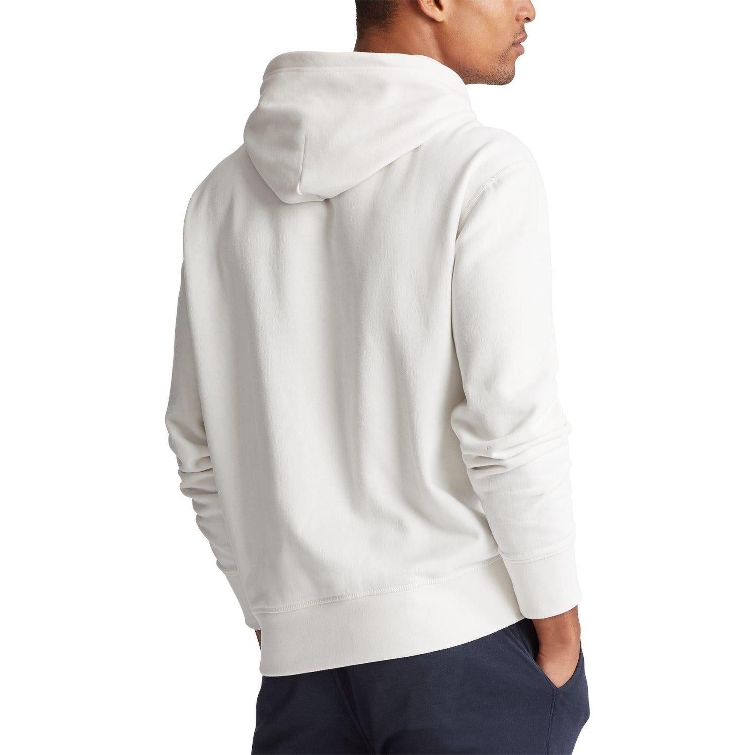 Polo Ralph Lauren The RL Fleece Hoodie Genser Hvit - chrismoa.no