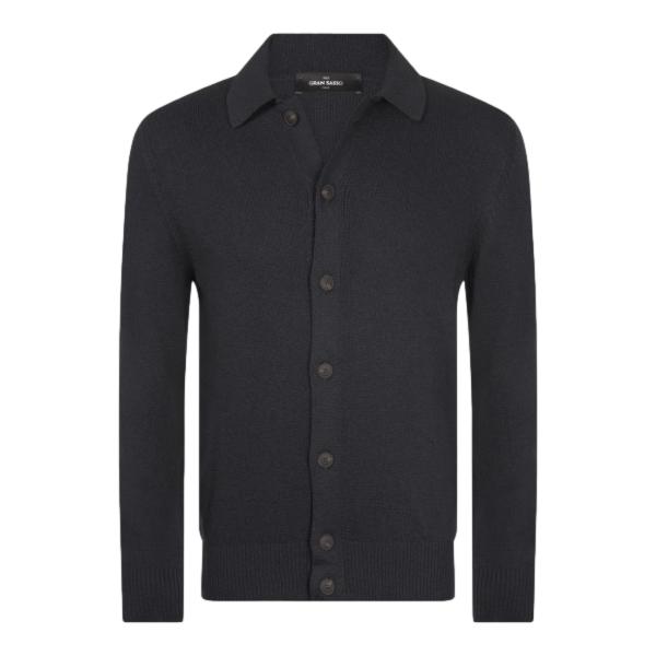 Gran Sasso Cardian M/L Genser Sort