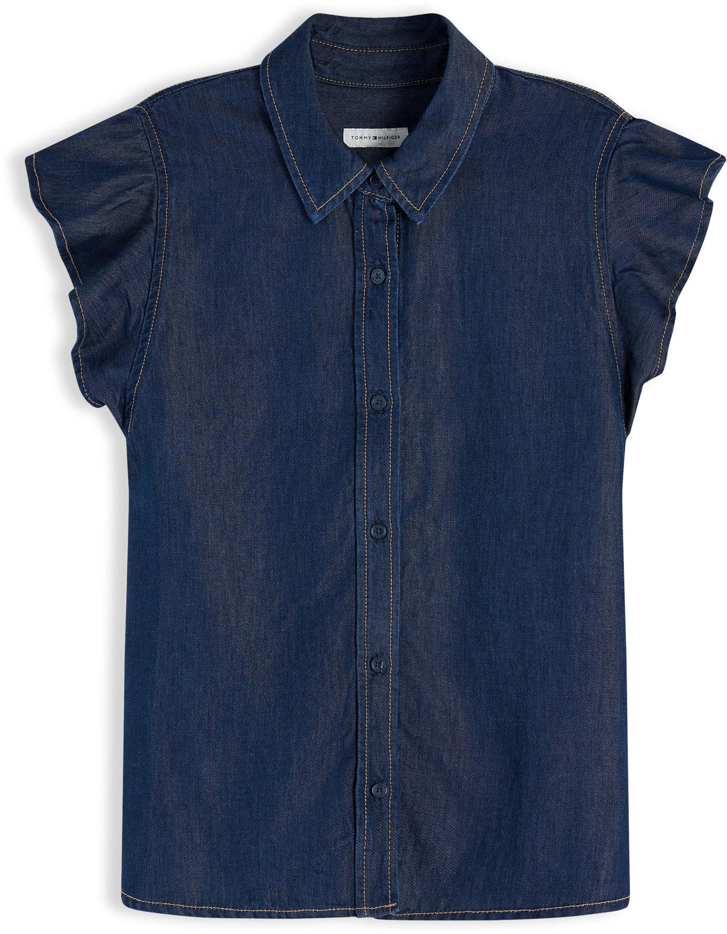 Tommy Hilfiger Volant Shirt Leny Ss Skjorte