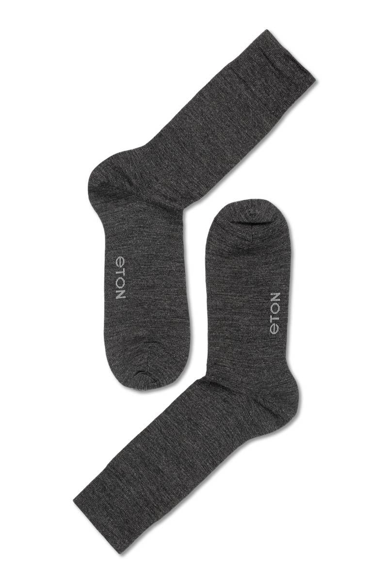 Note Gold Fine Wool Plain Strømper Grå - chrismoa.no