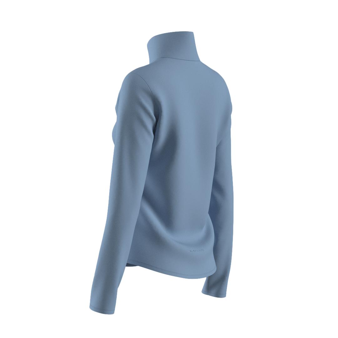 We Norwegians Honor zipped longsleeve Genser Lyseblå - chrismoa.no