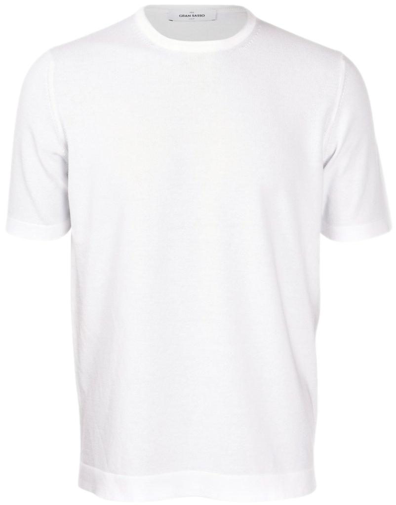 Gran Sasso Cotton T-shirt T-Shirt Hvit - chrismoa.no