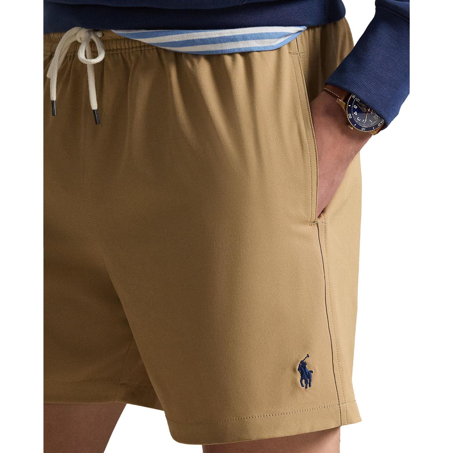 Polo Ralph Lauren 5.75-Inch Traveler Classic Swim Trunk Badeshorts Mørk Beige - chrismoa.no