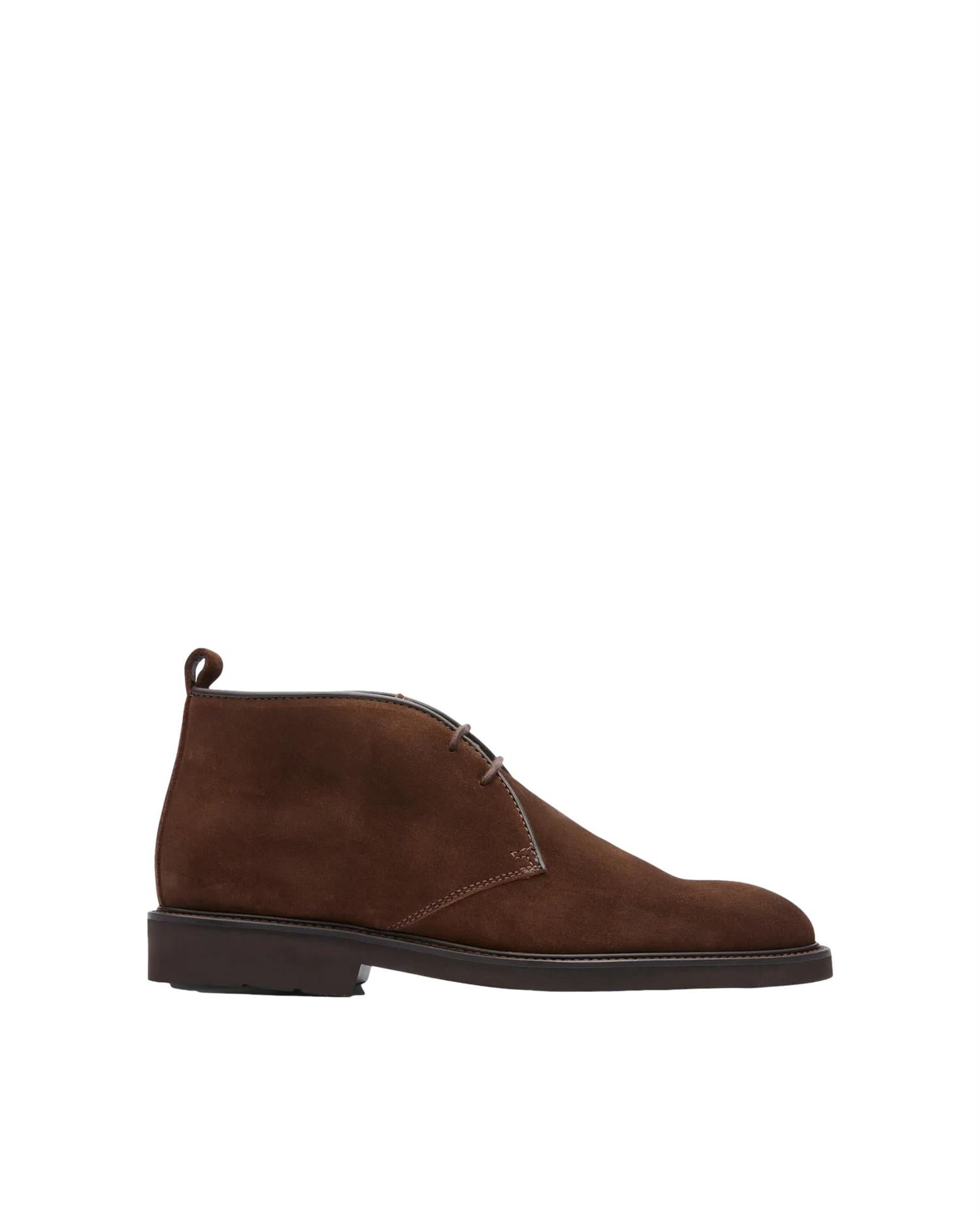 Lottusse Baltimore Brown Suede Calf Ankle Boots Sko Brun - chrismoa.no