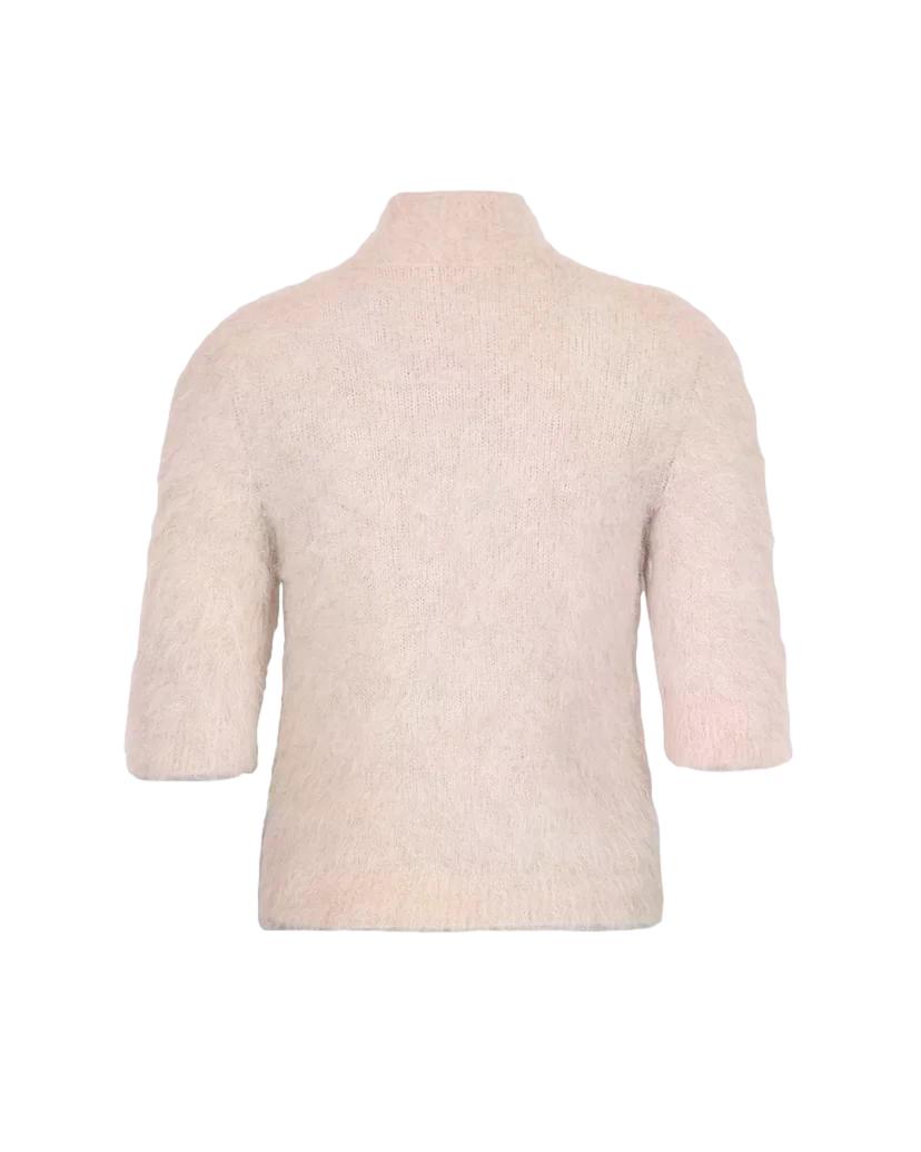 By TiMo Hairy Knit Turtleneck Genser Lys-Beige