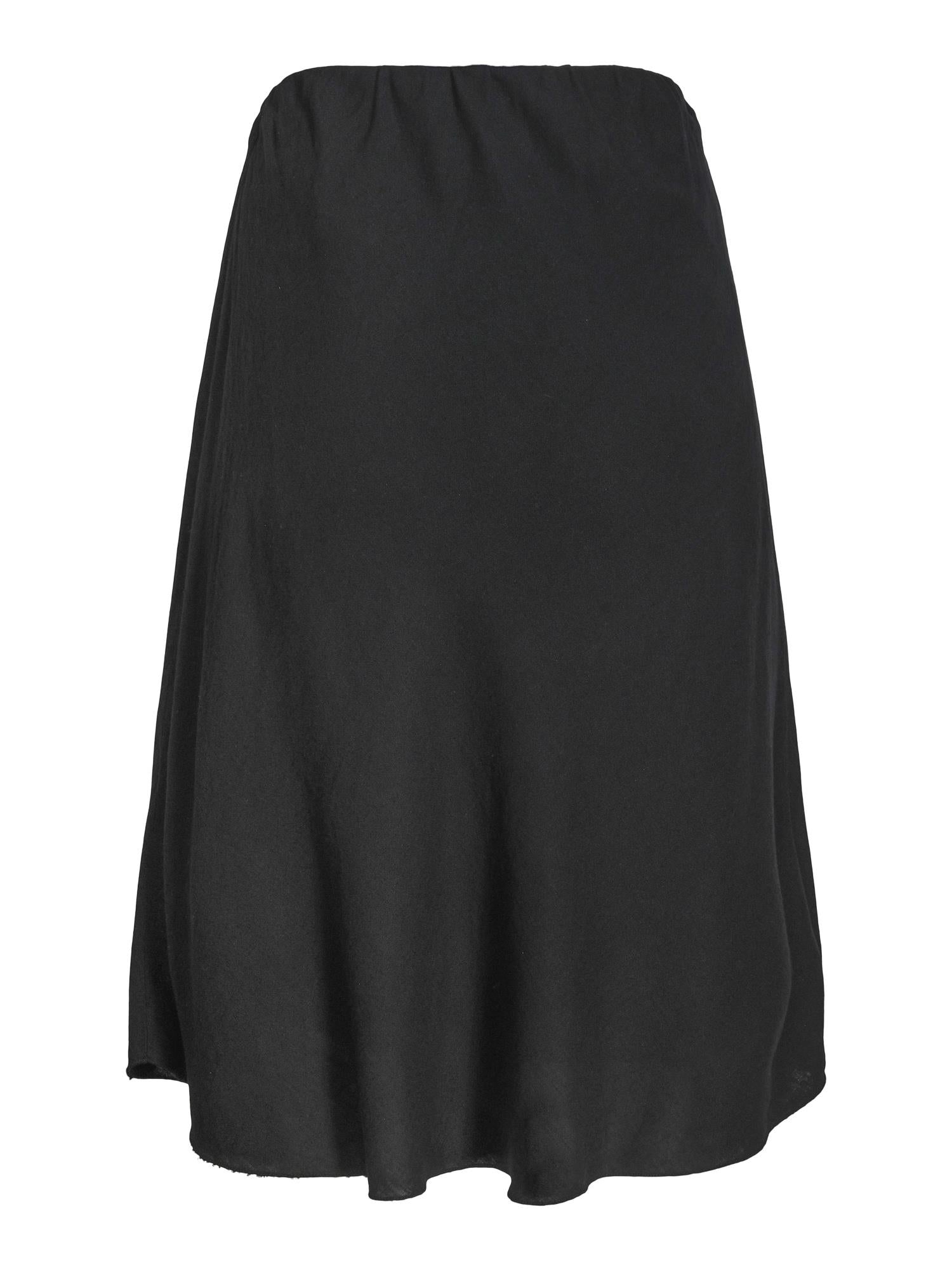 Haust Linen Skirt Skjørt Sort