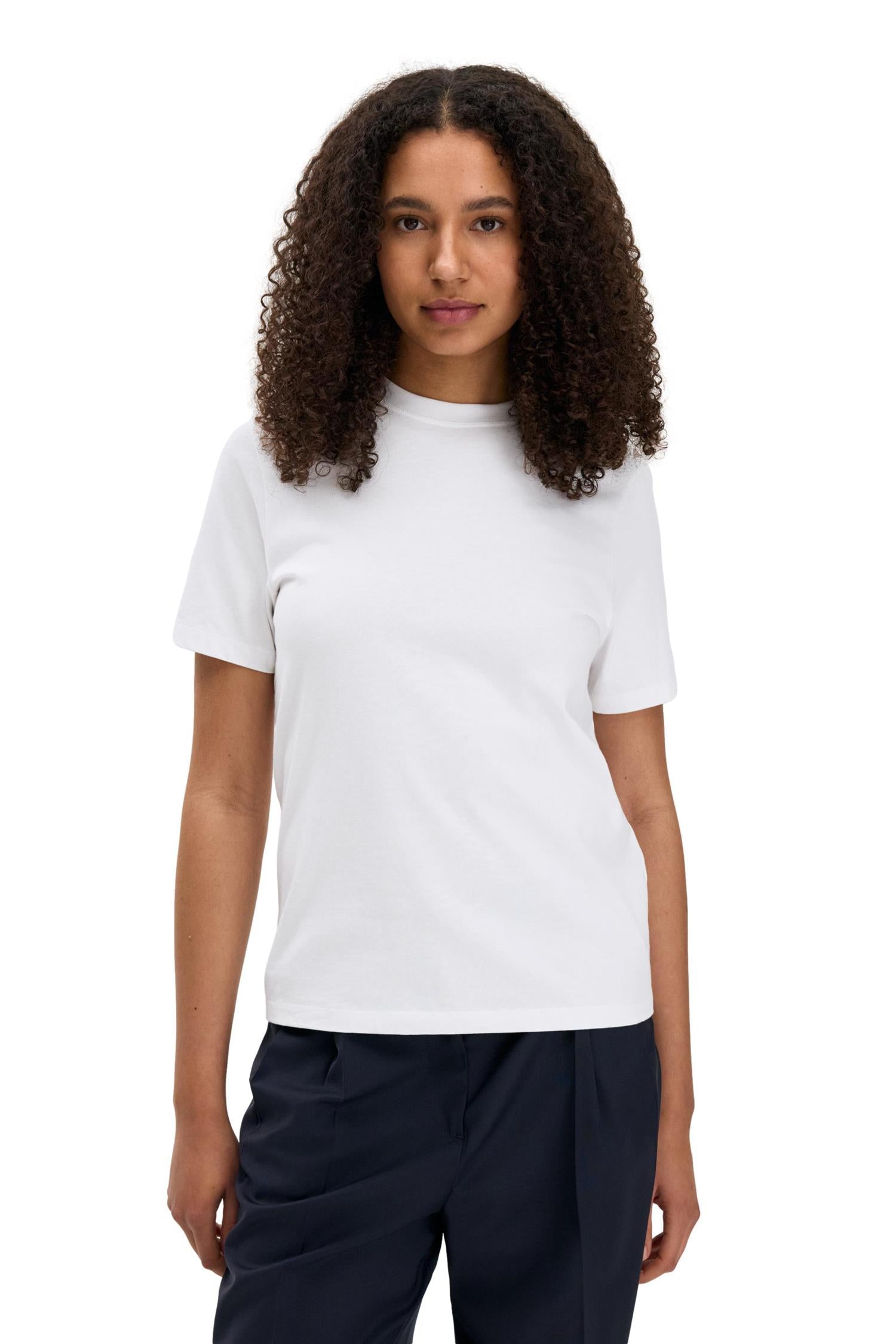 Filippa K Filippa Tee T-Shirt Hvit - chrismoa.no