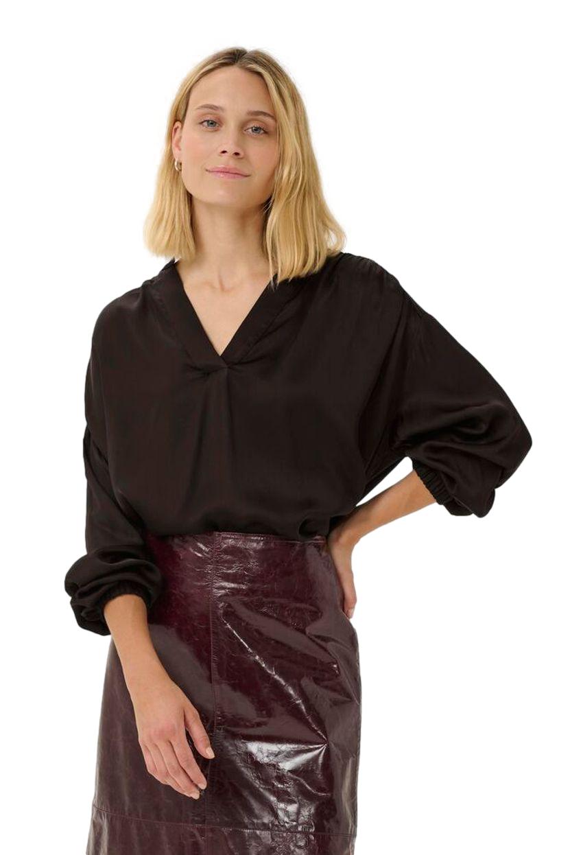 Part Two NatalesPW BL Bluse Brun - chrismoa.no