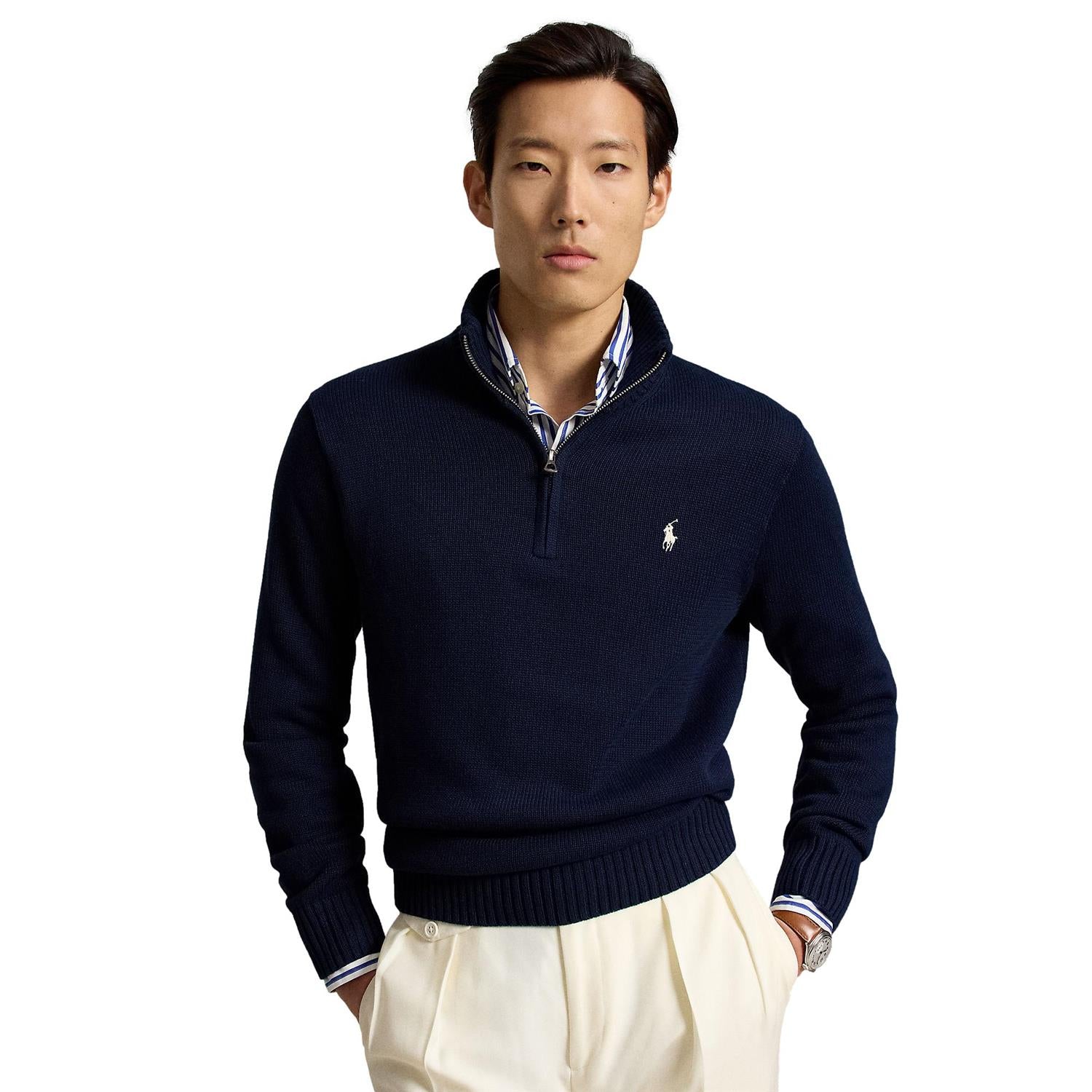 Polo Ralph Lauren Long Sleeve Pullover Genser Blå
