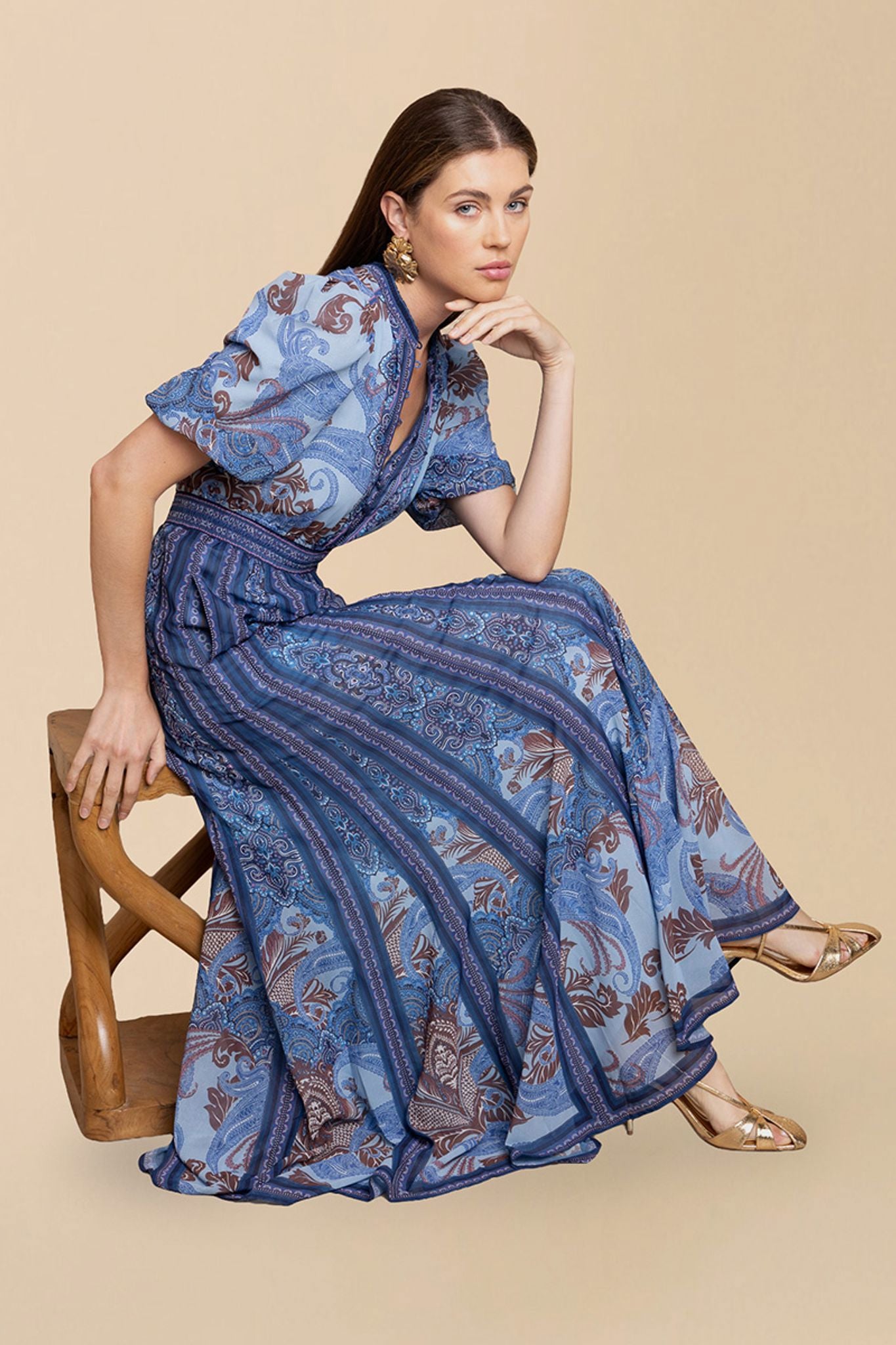 Hale Bob Liliosa Kjole Blue