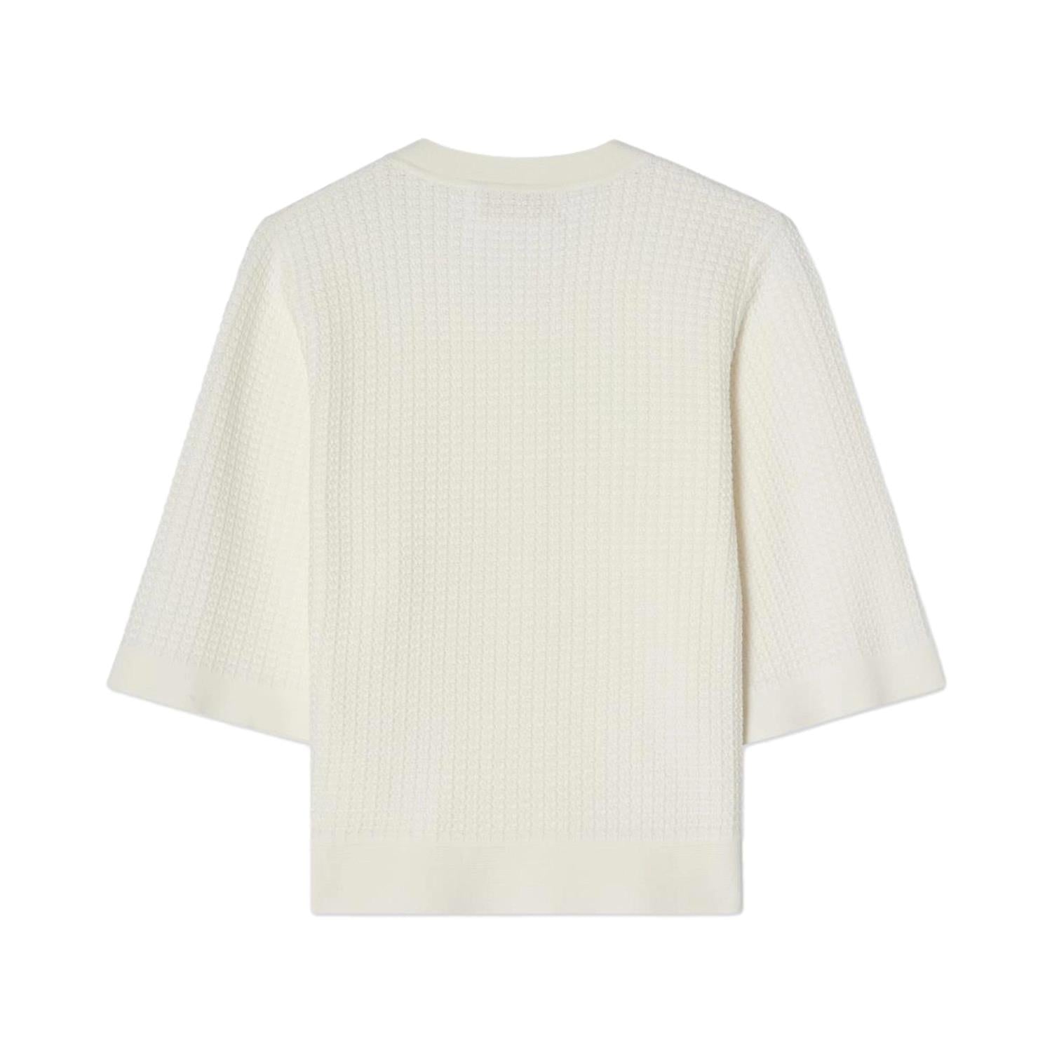 Busnel Palmer Cardigan Genser Hvit - chrismoa.no