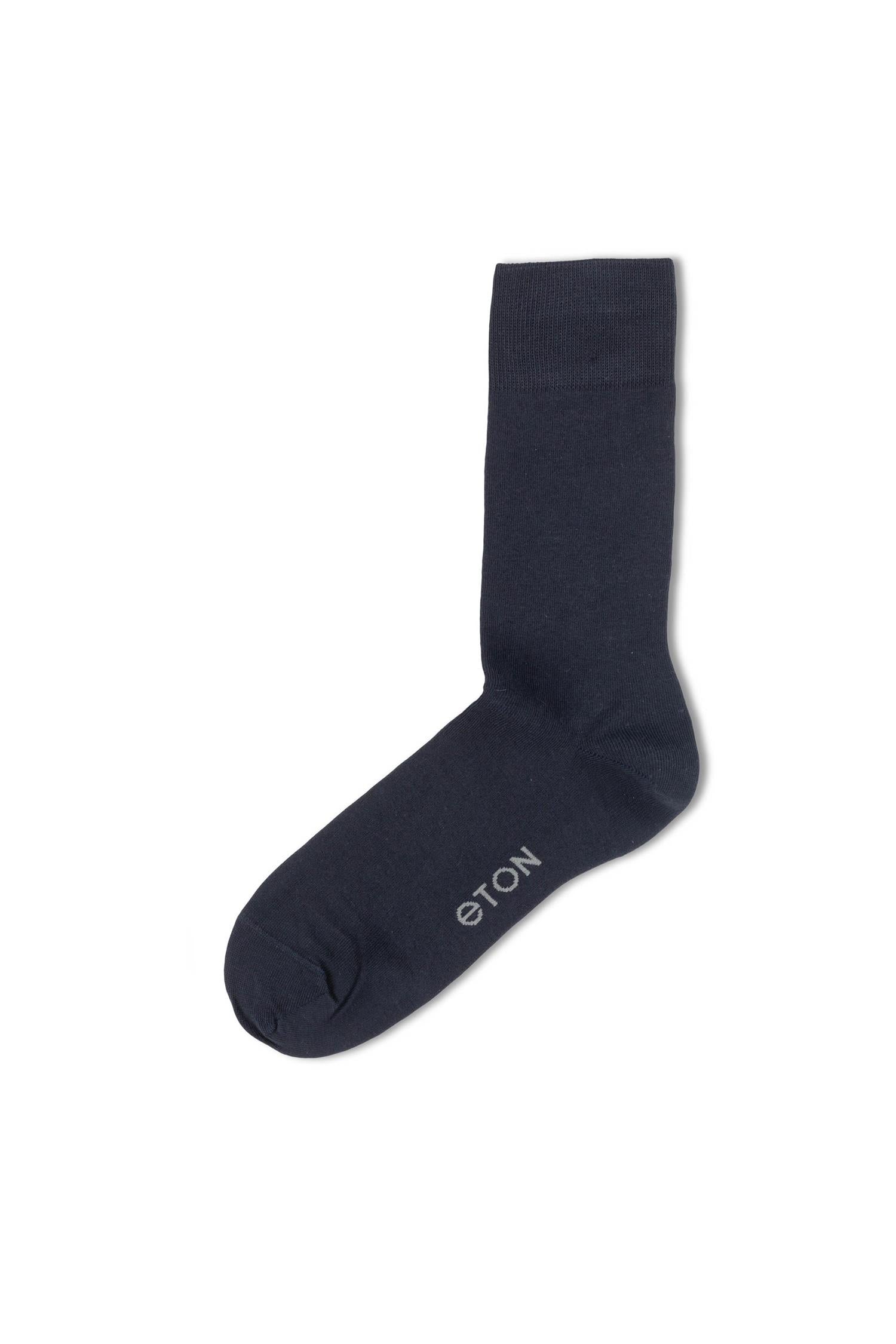 Note Silver Cotton/Lycra Plain Strømper Marine