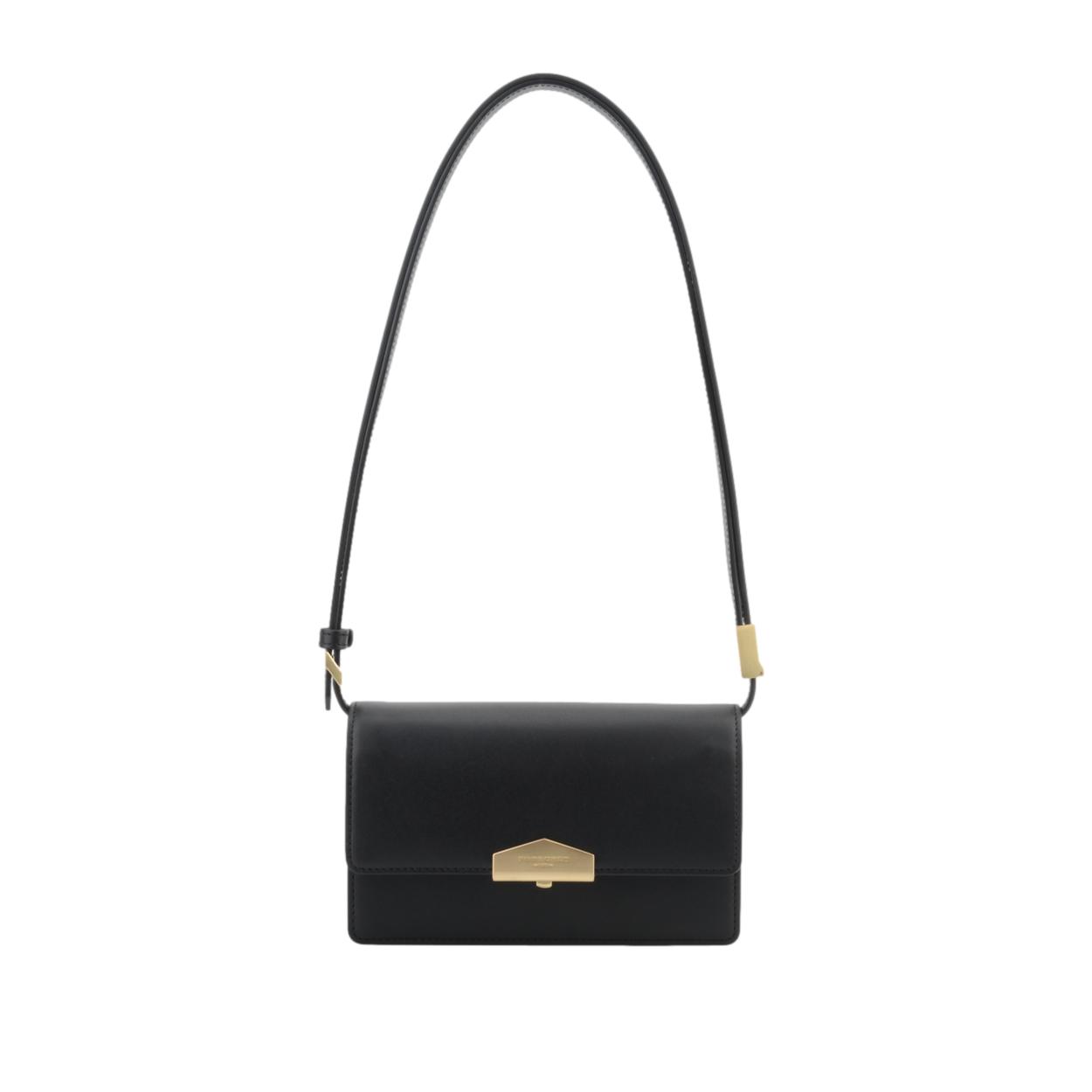 Pourchet Paris ANJOU SMALL CROSSOVER Veske Sort - chrismoa.no