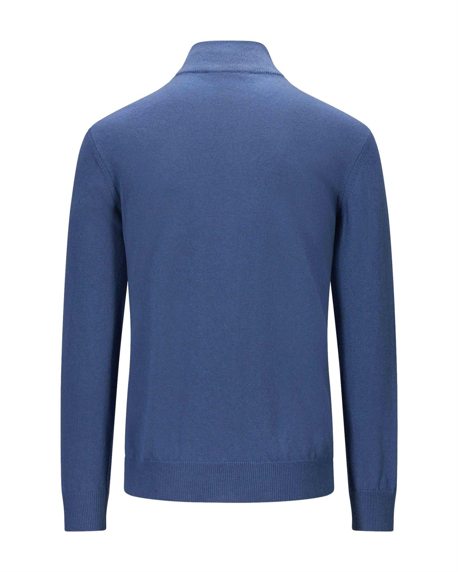 Lacrosse Biden Lambswool 1/2 zip Genser Blå