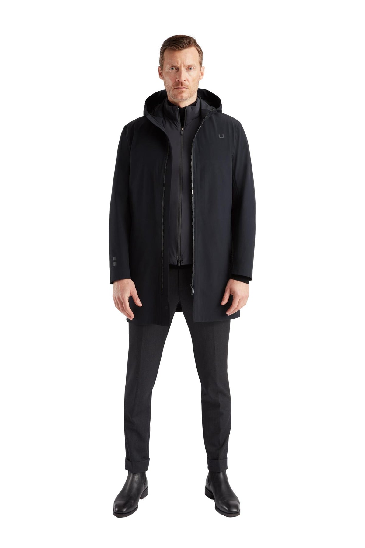 UBR EX-3 Delta Coat Jakke Sort