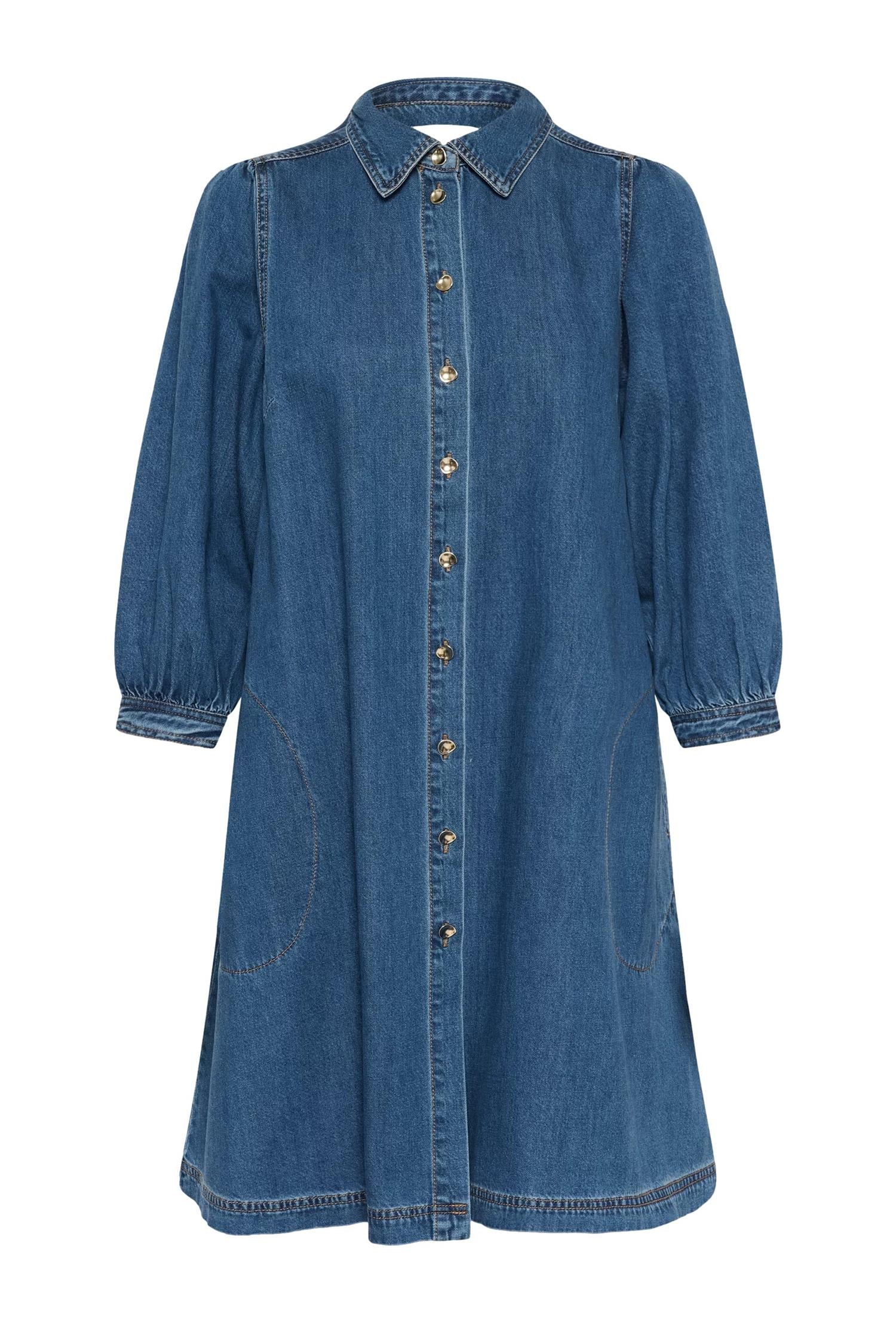 Part Two EleinarPW DR Kjole Denim - chrismoa.no