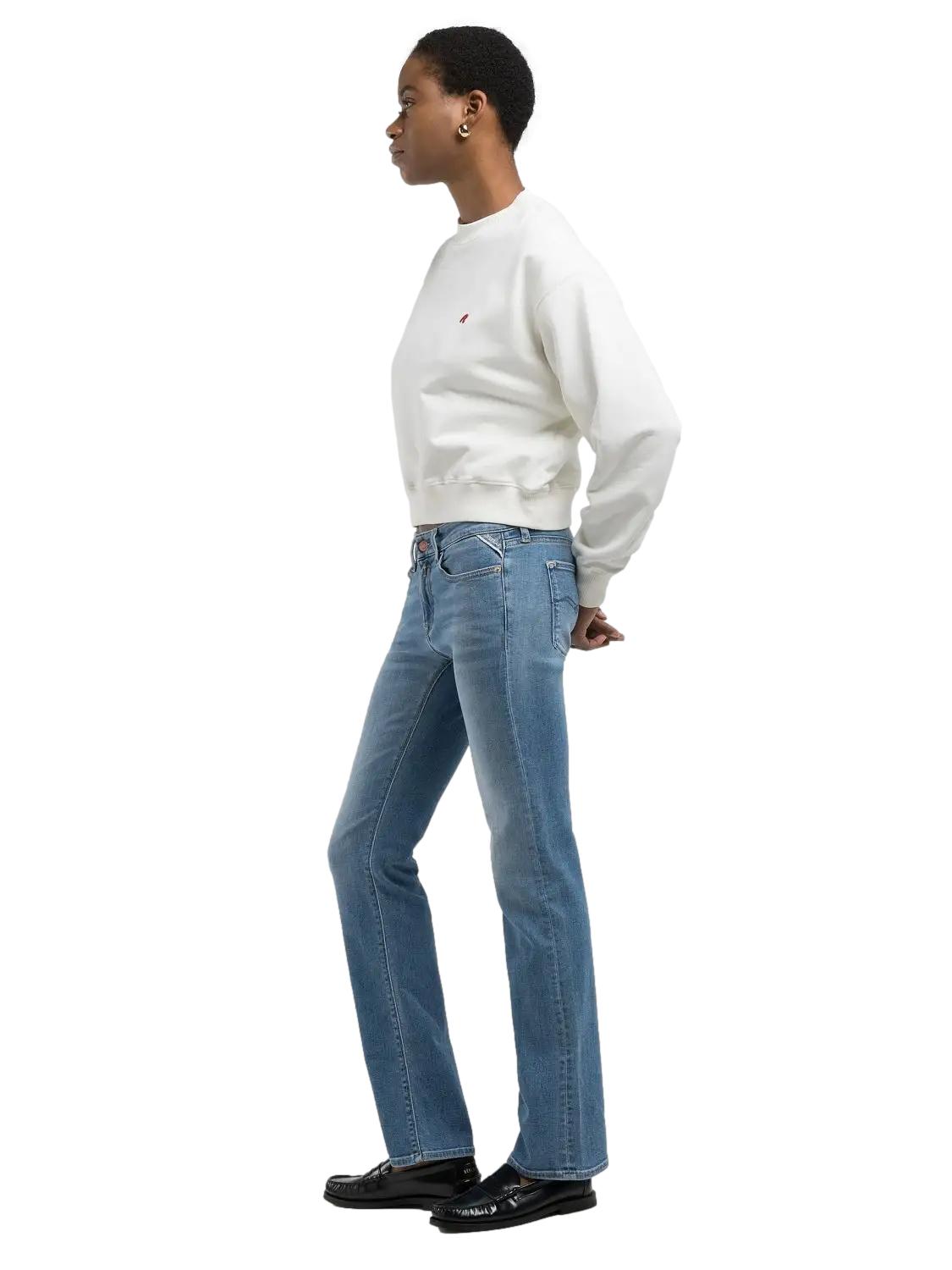 Replay New Luz Bootcut Jeans Lys Dongeri