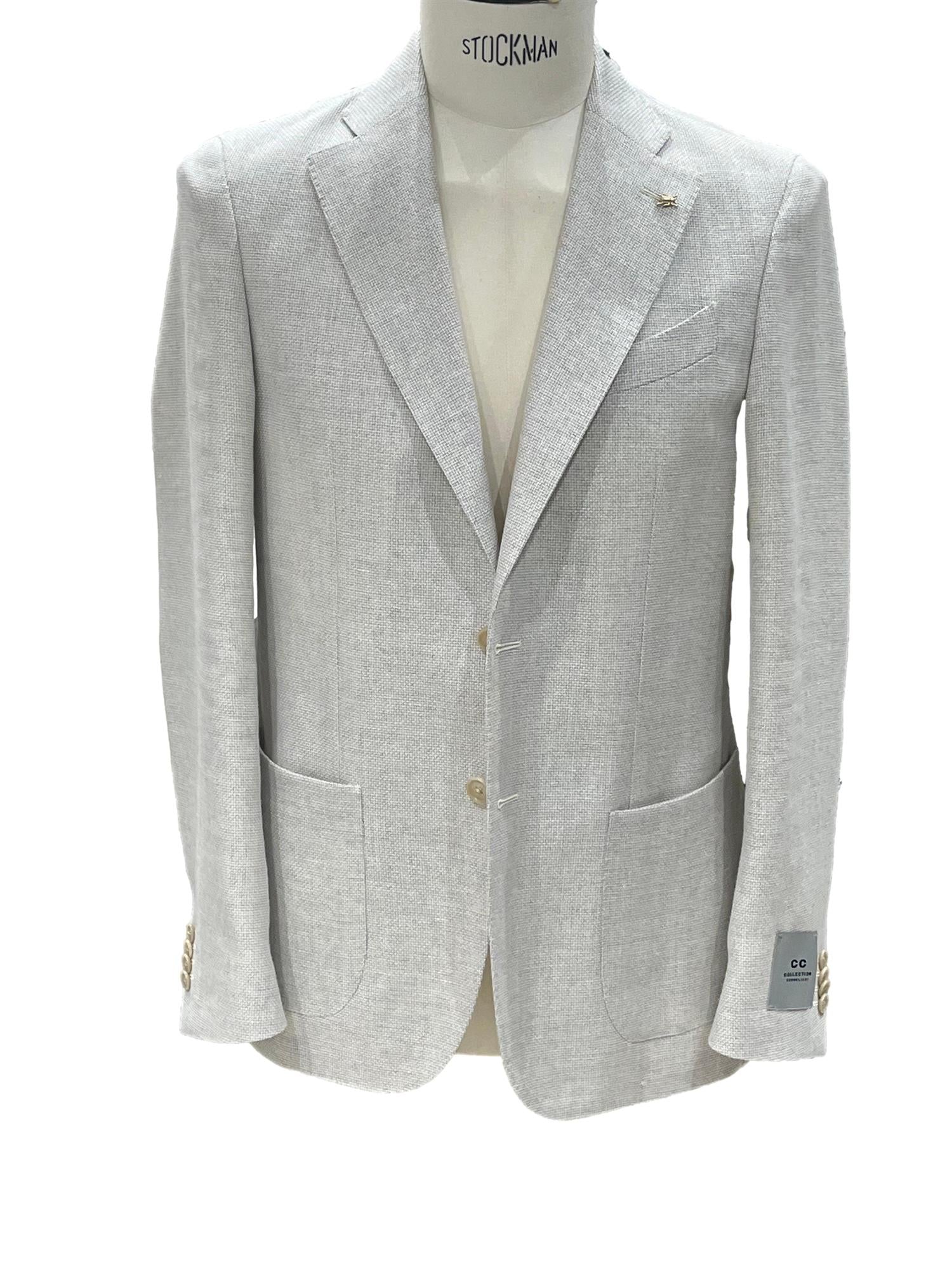 CC Collection Corneliani Retailored Light Dressjakke Off-White - chrismoa.no