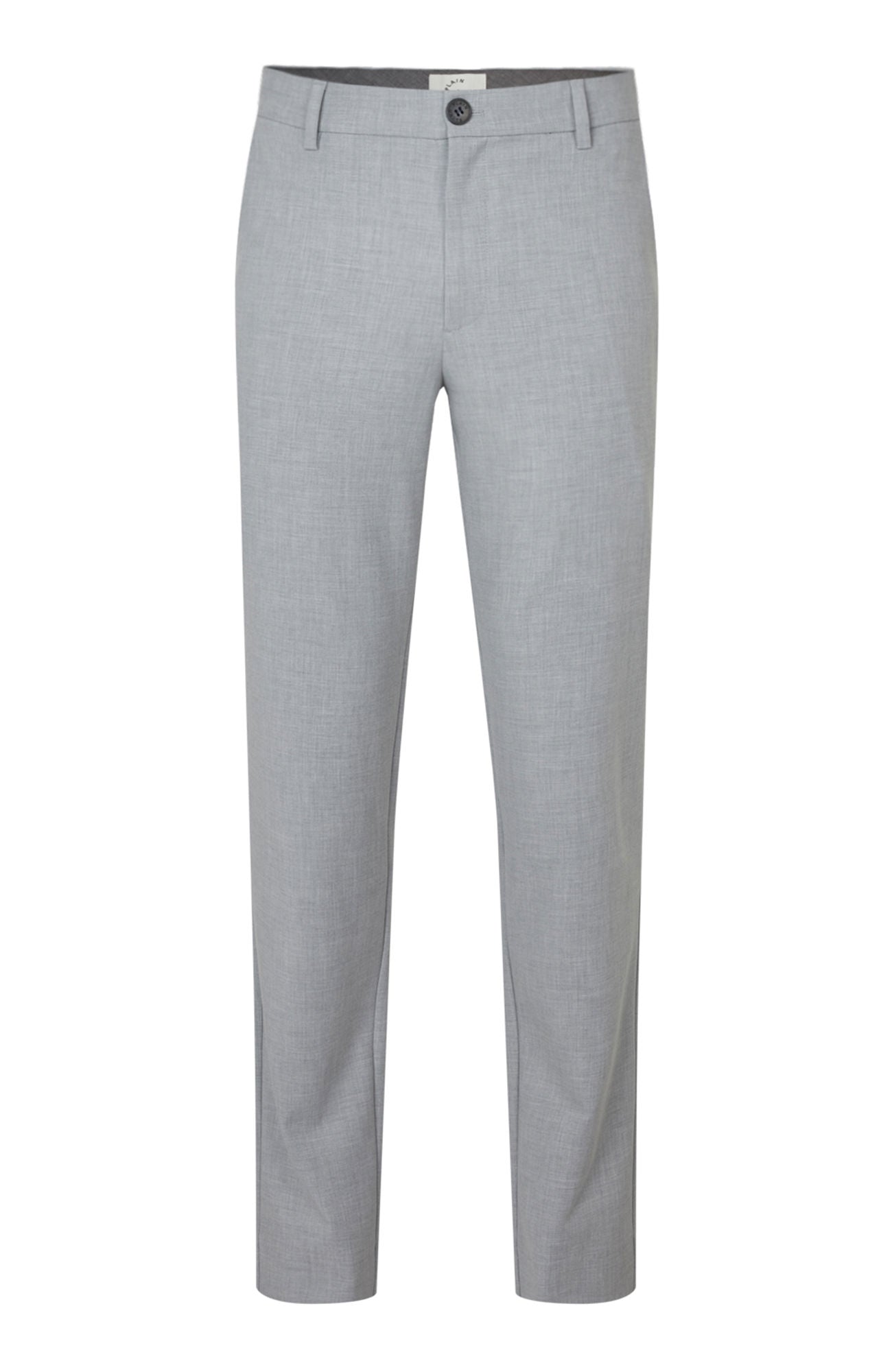 Plain Units Alvinpl 826 Dressbukse Steel Grey Melange - chrismoa.no