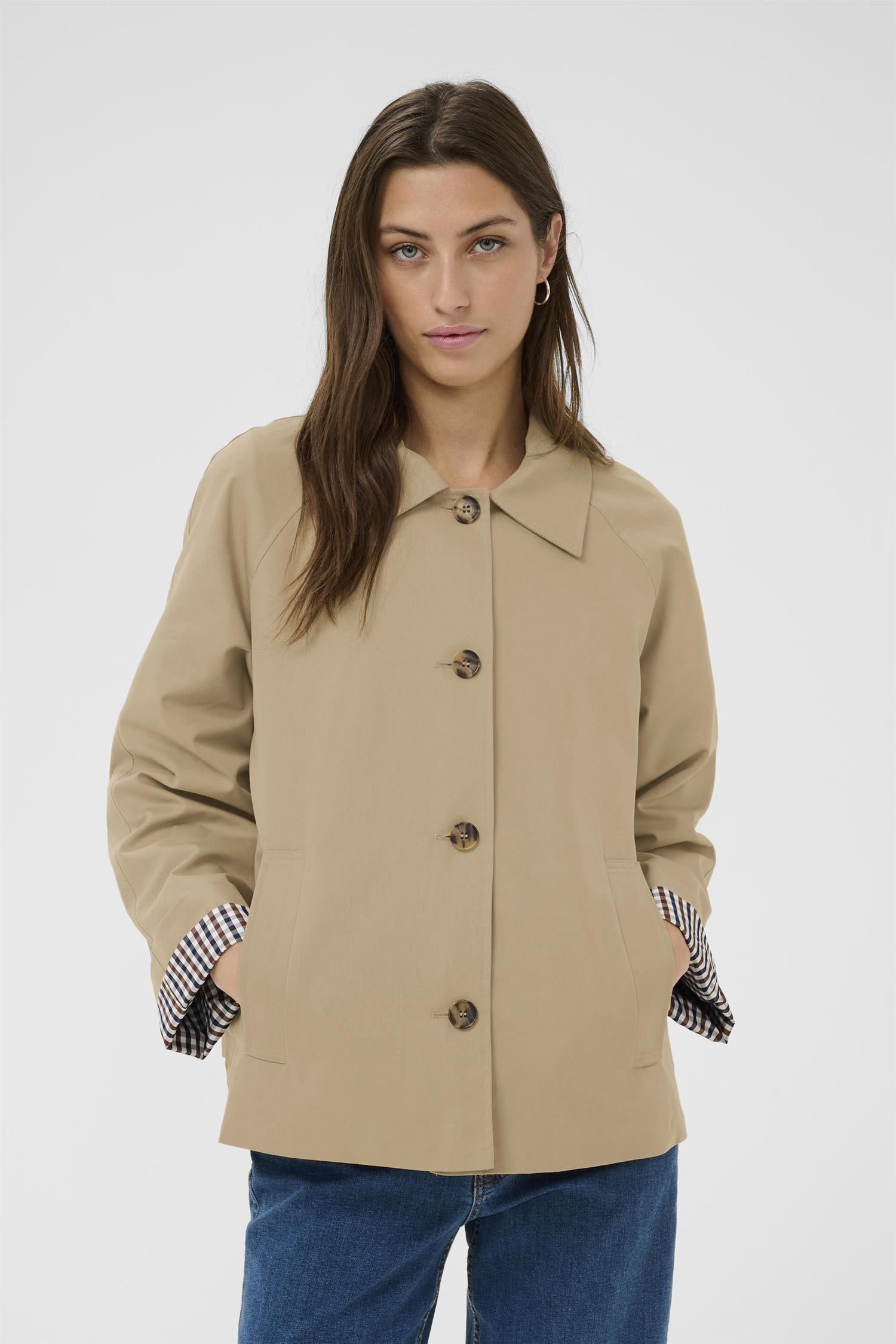 Part Two Alinnapw Otw Jakke Travertine - chrismoa.no