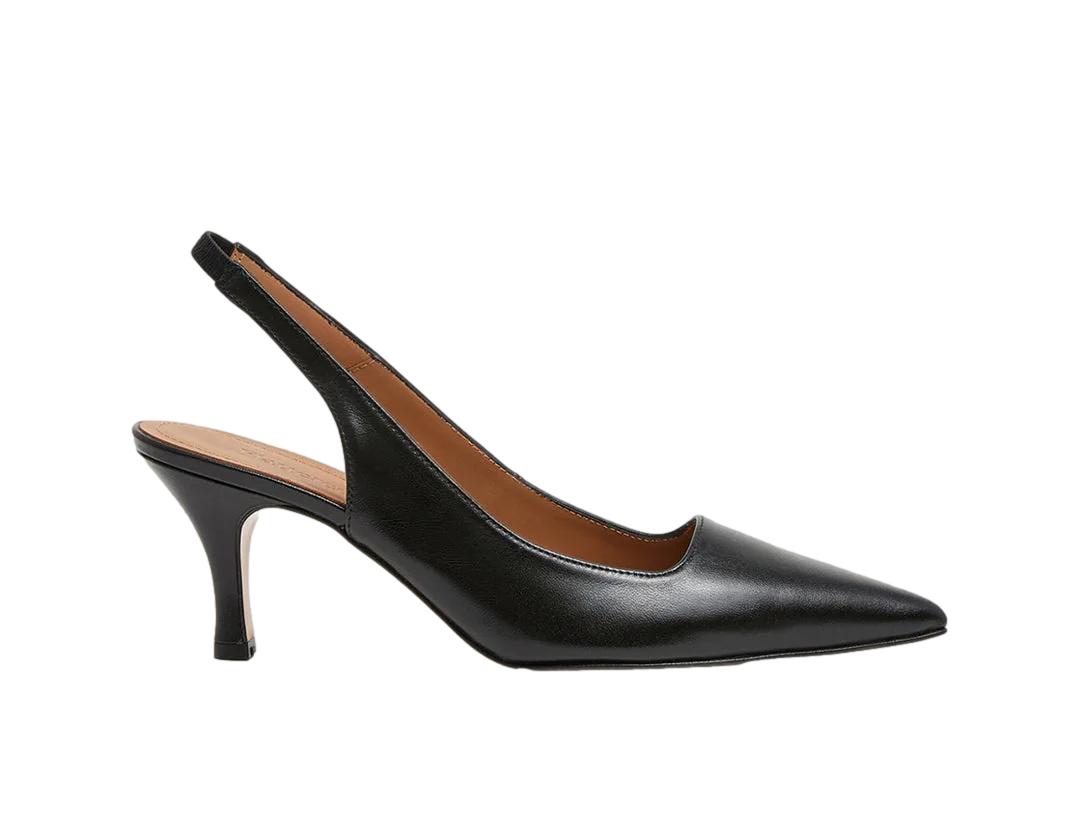 Flattered Franchesca Leather Black Sko Sort - chrismoa.no