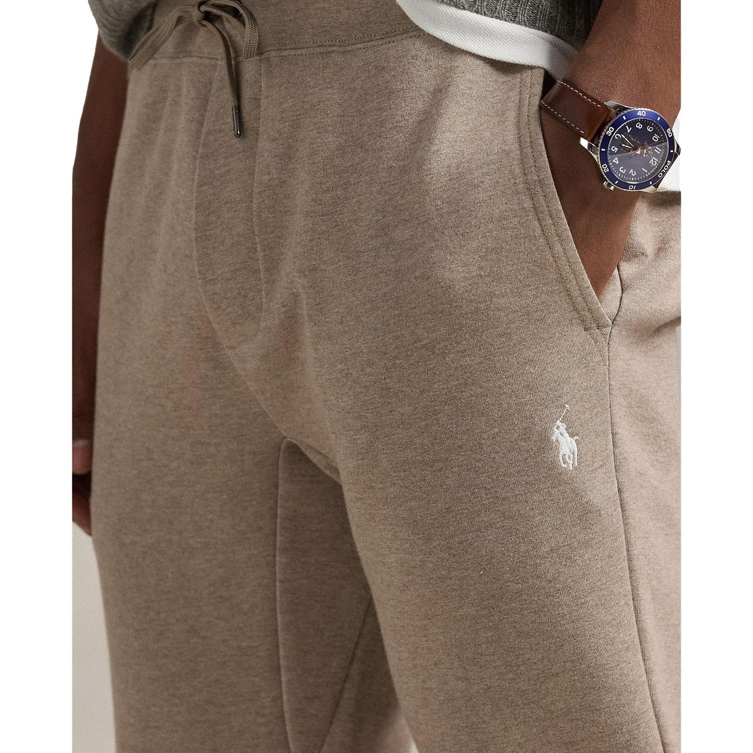 Polo Ralph Lauren Double-Knit Jogger Pant Joggebukse Mørk Beige - chrismoa.no