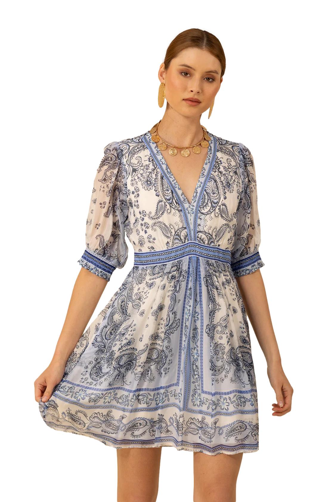 Hale Bob LILIAN DRESS Kjole Blå - chrismoa.no