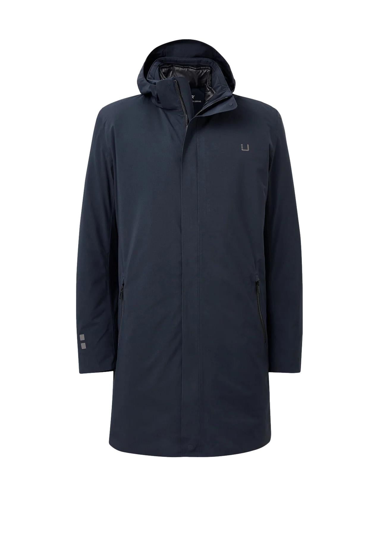 UBR Black Storm Jakke Mørk Blå Melert - chrismoa.no