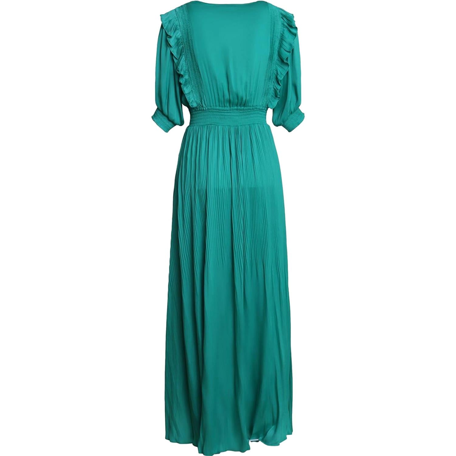 Hale Bob Lovisa Solid Long Dress Kjole Grønn - chrismoa.no