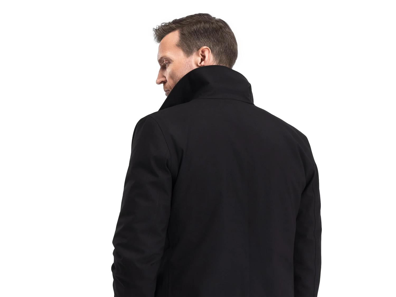 UBR Regulator Coat Savile Jakke Sort - chrismoa.no