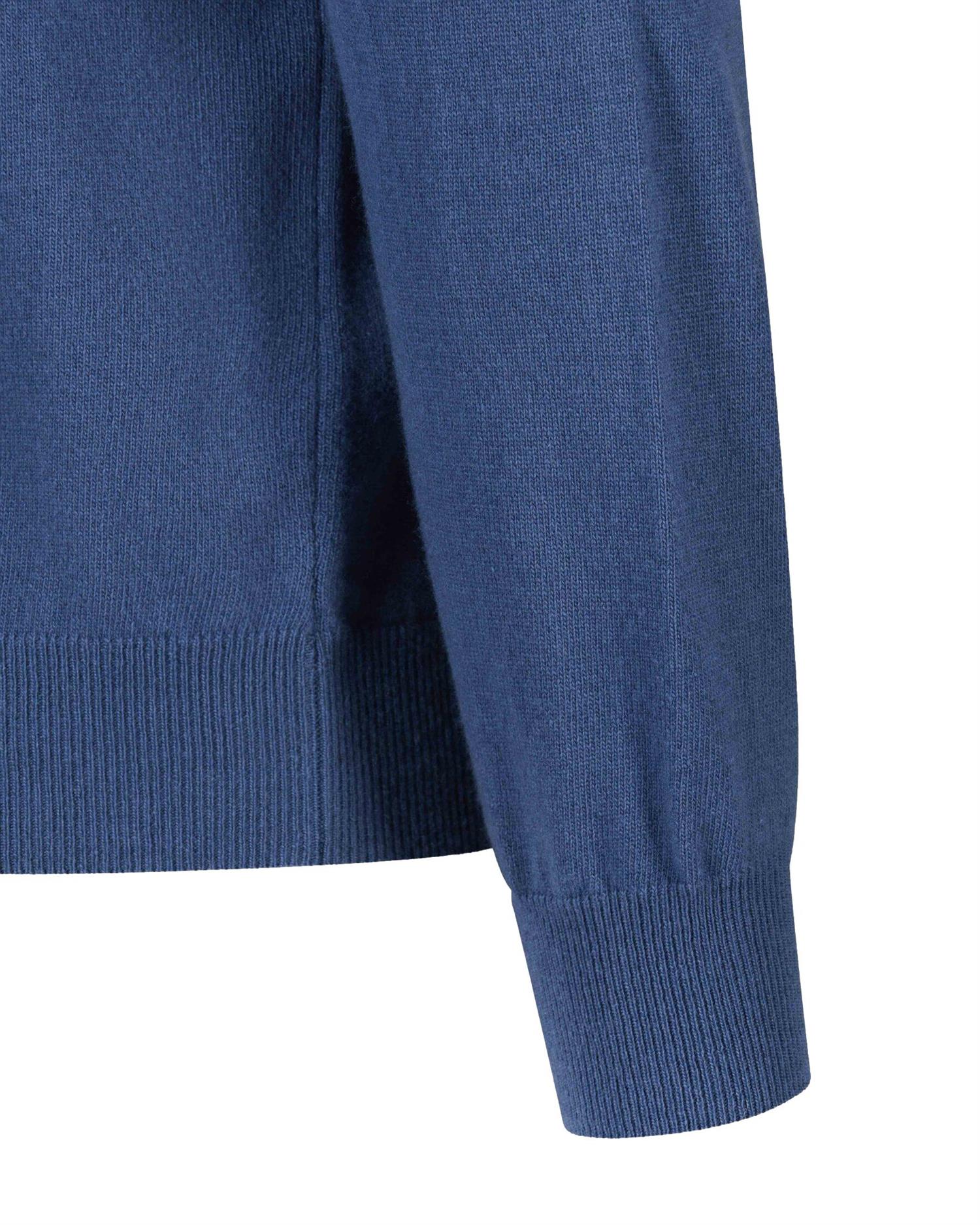 Lacrosse Biden Lambswool 1/2 zip Genser Blå