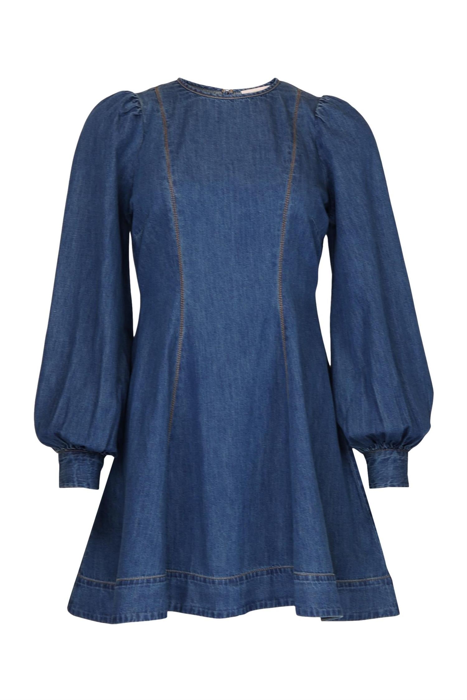 By TiMo Denim Fitted Dress Kjole Denim