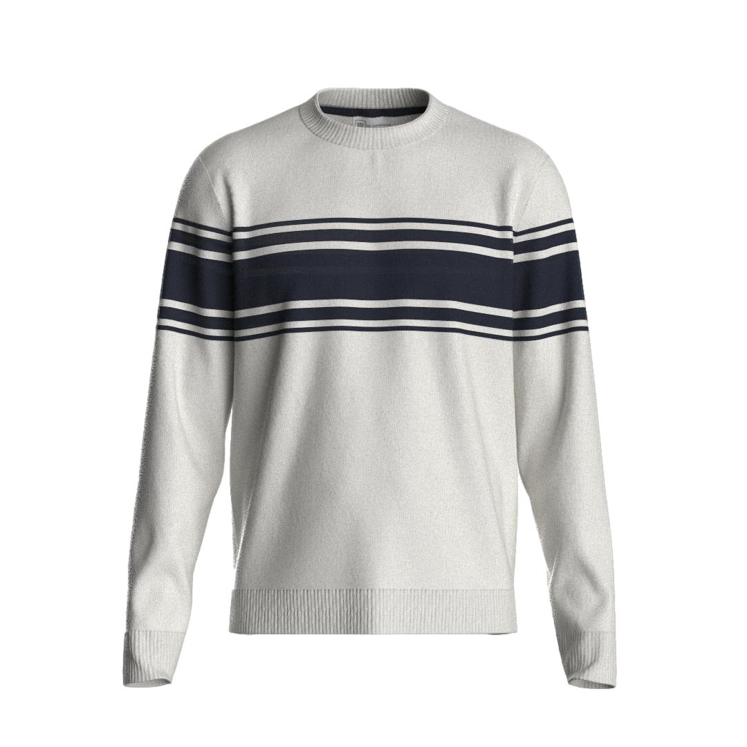 We Norwegians Yacht Sweater Men Genser Off-White - chrismoa.no