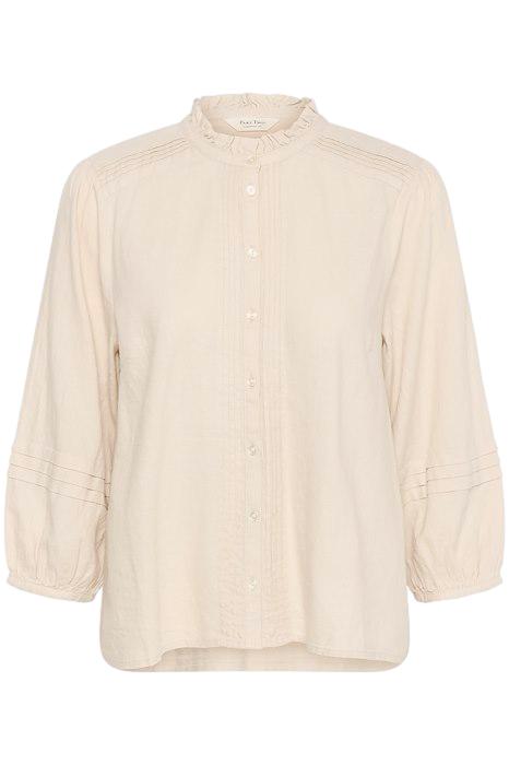 Part Two NastjaPW SH Bluse Sand - chrismoa.no