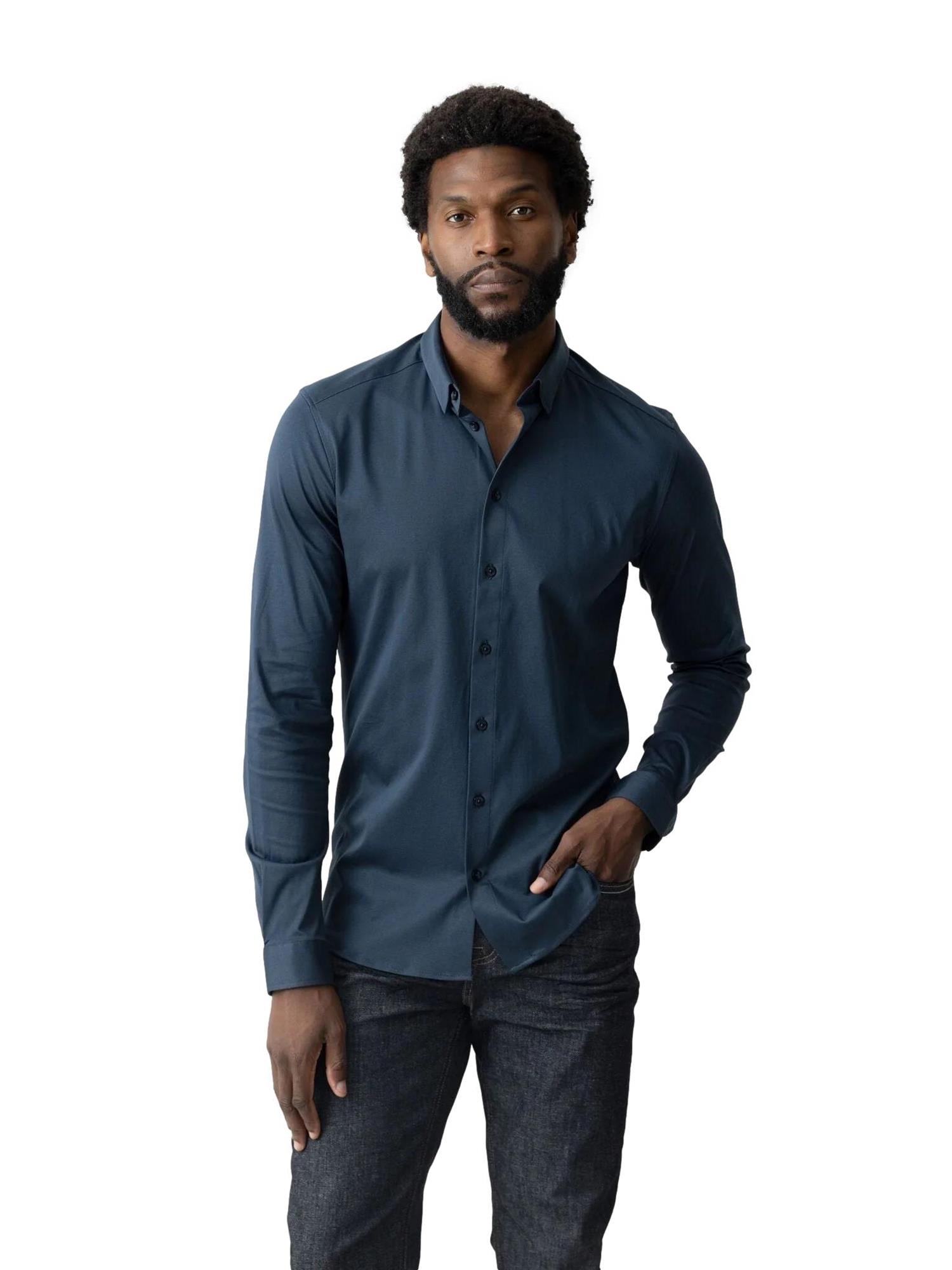 MOS MOSH MMGMarco Jersey Shirt Genser Marine - chrismoa.no