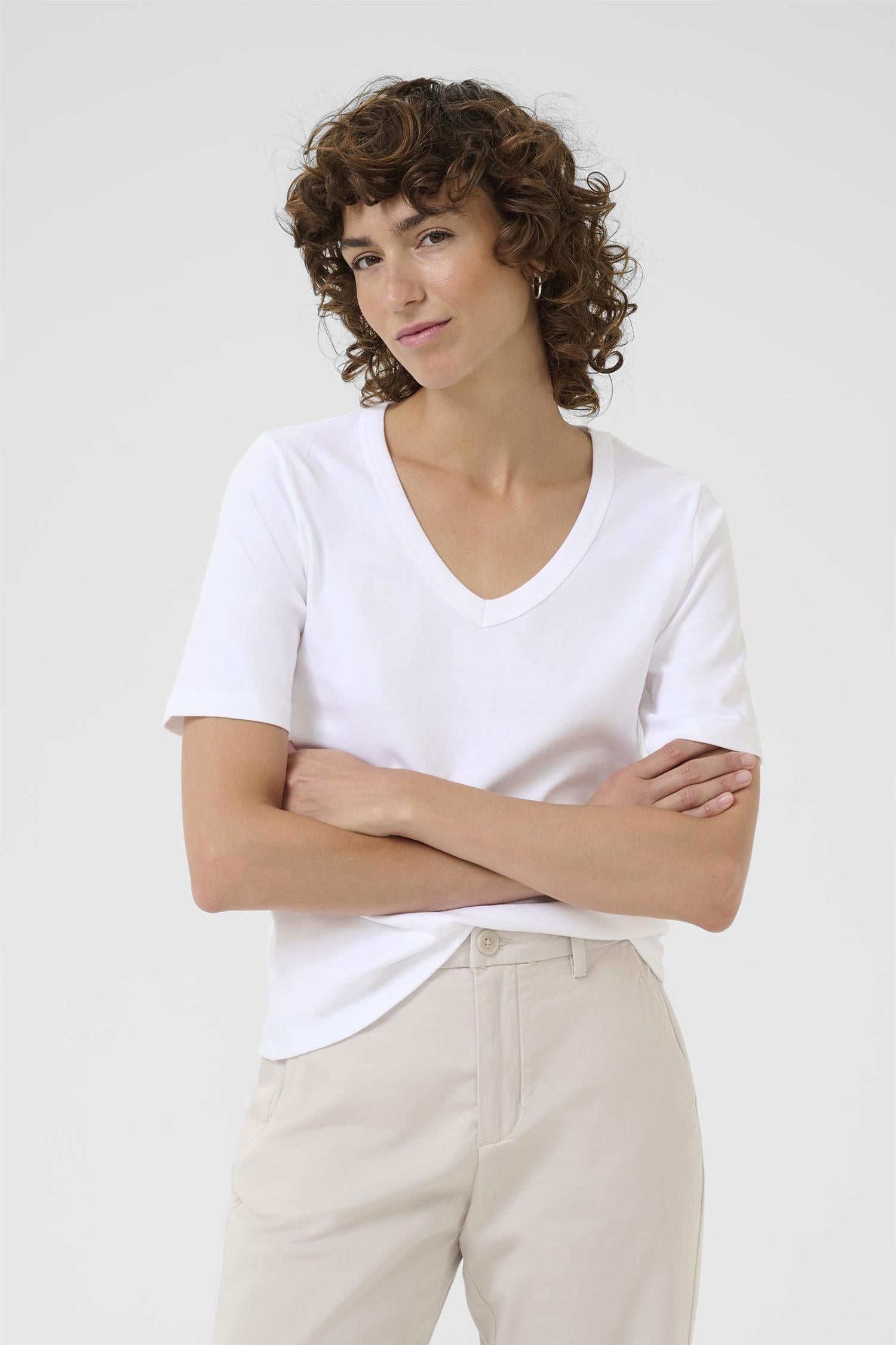 Part Two Ratansapw Ts T-Shirt Bright White