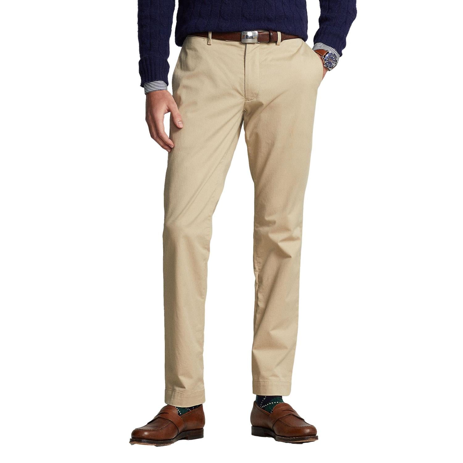 Polo Ralph Lauren Stretch Slim Fit Chino Pant Bukse Khaki - chrismoa.no
