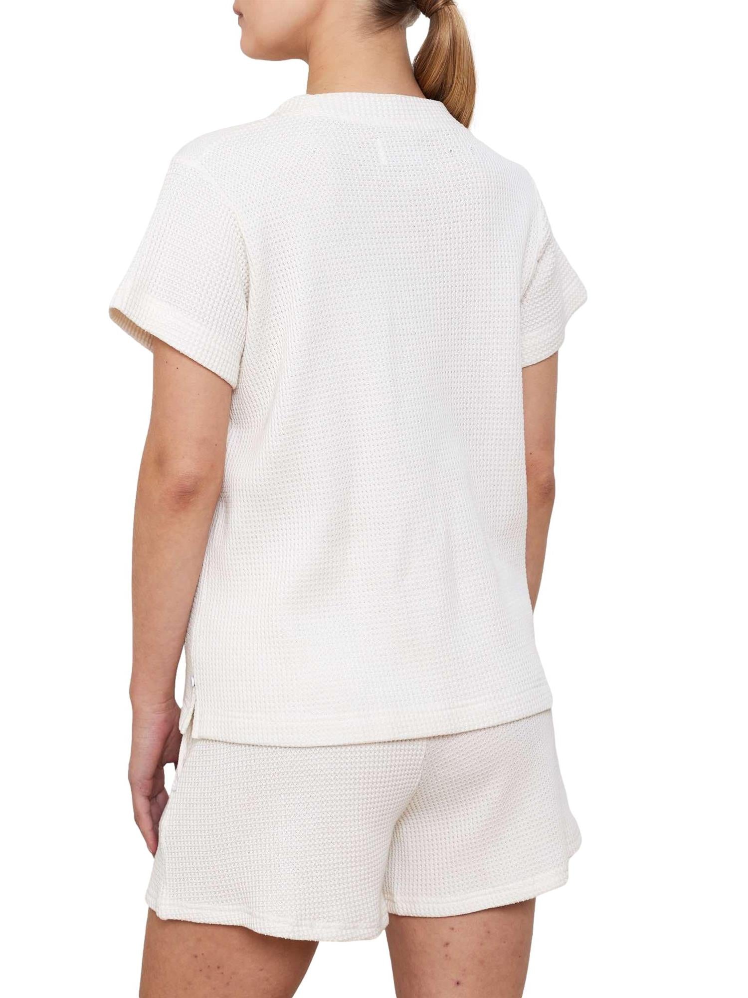 We Norwegians Waffle Tee Women T-Shirt Off-White - chrismoa.no
