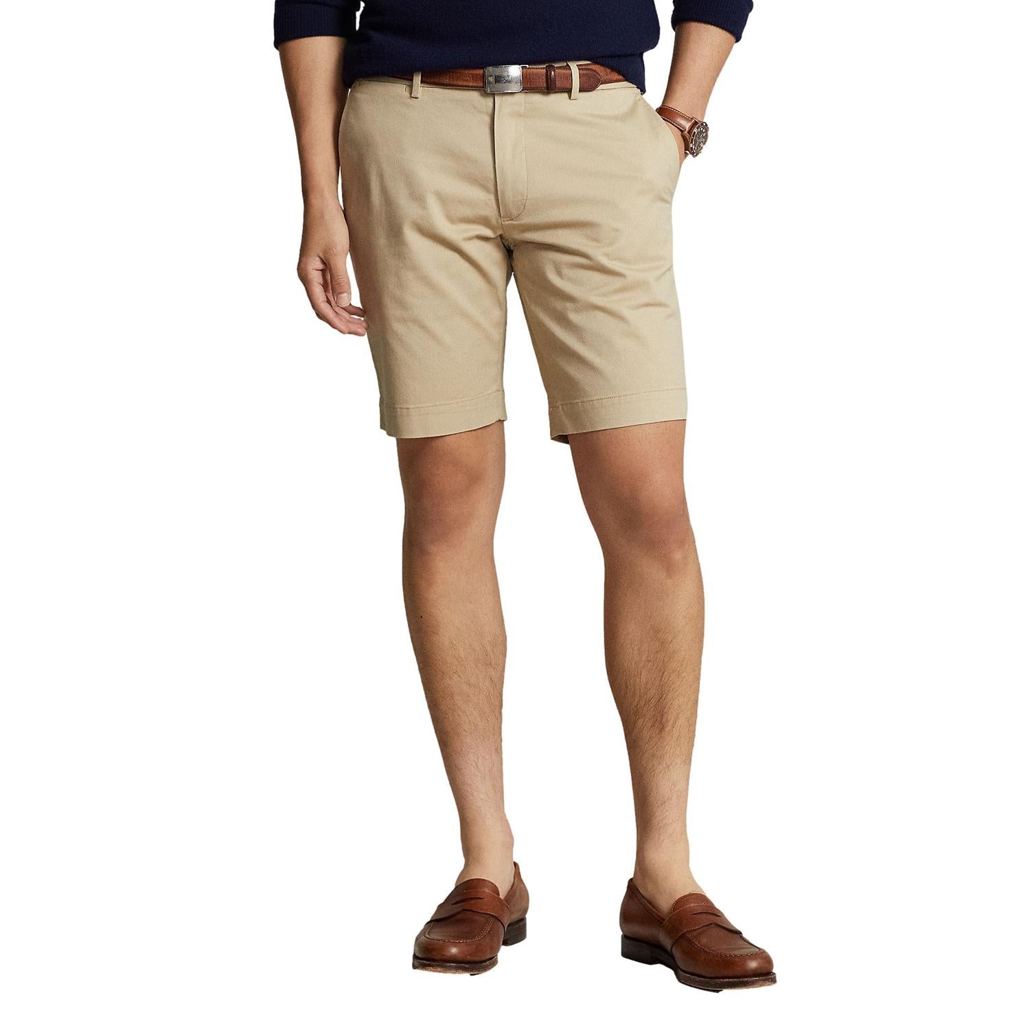 Polo Ralph Lauren 9.5-INCH STRETCH SLIM FIT CHINO SHORT Shorts Khaki - chrismoa.no