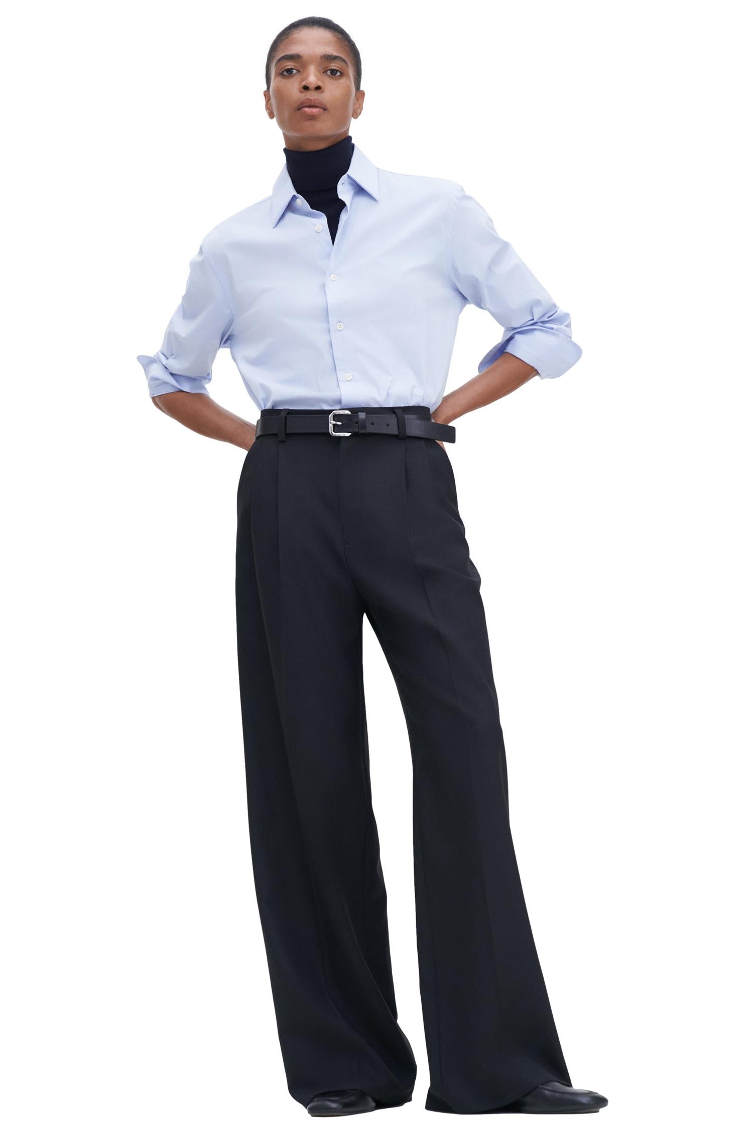 Filippa K Darcey Wool Trousers Bukse Sort - chrismoa.no